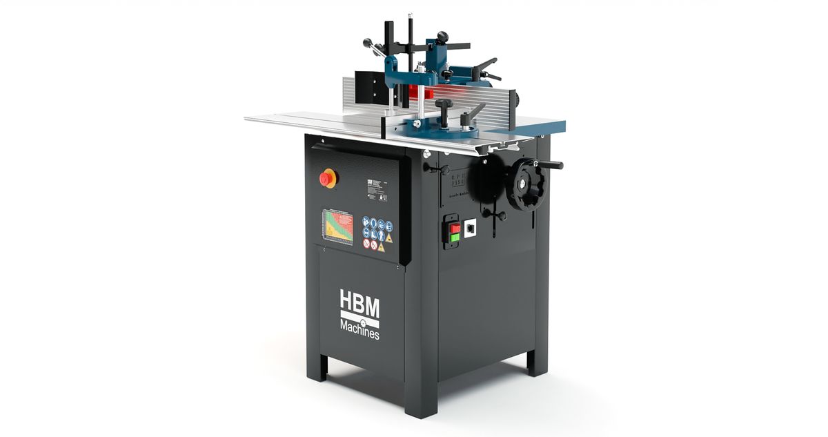 Máquina de fresado de madera HBM 1500 vatios 230 voltios