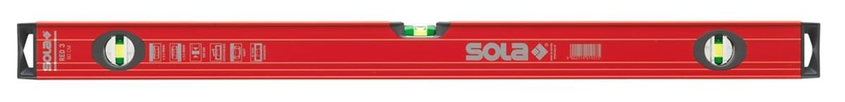 Sola Aluminium-Wasserwaage RED3/100