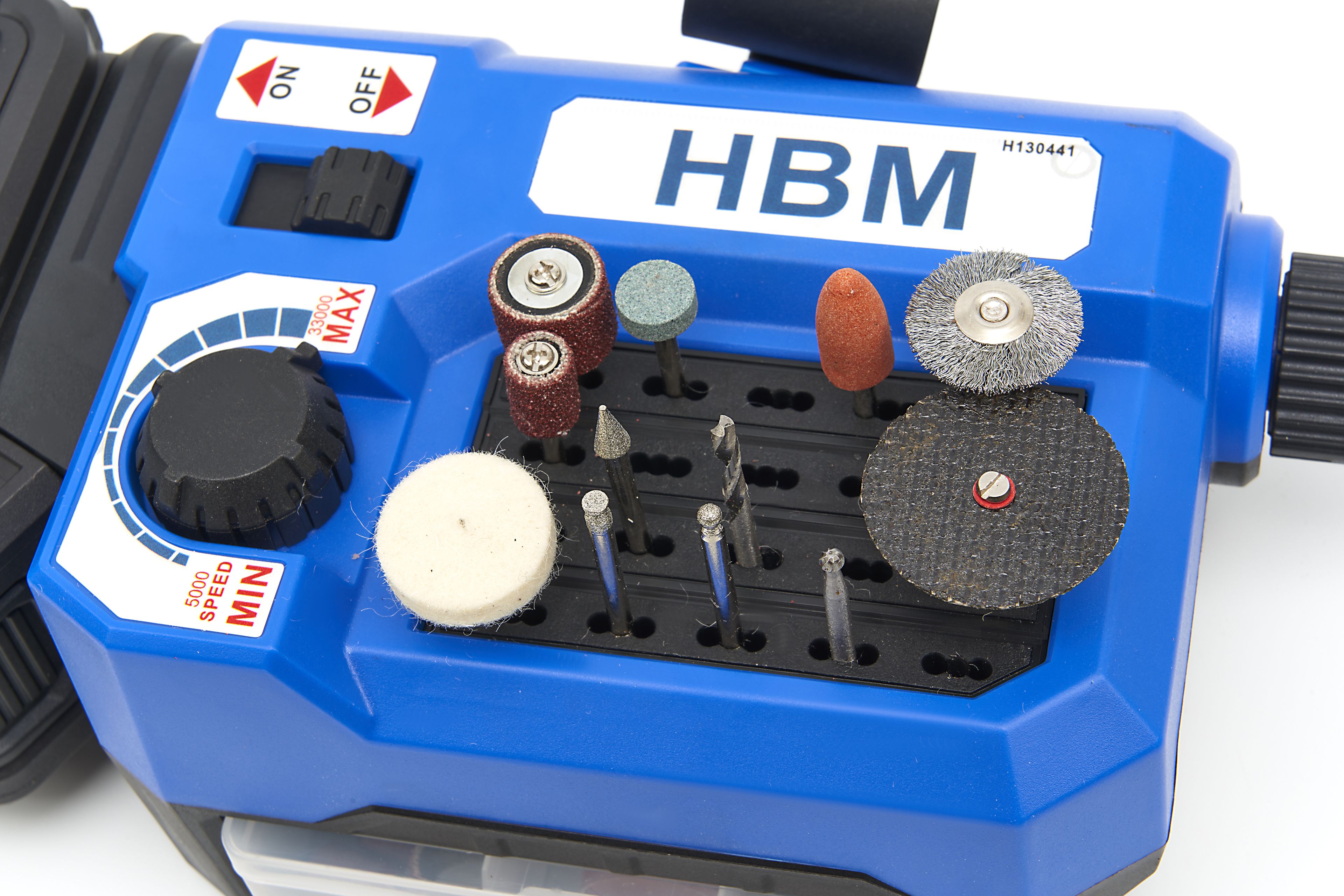 HBM Multitool Universale da 20 Volt inclusivo di 2 Batterie e 40 Accessori Image 9
