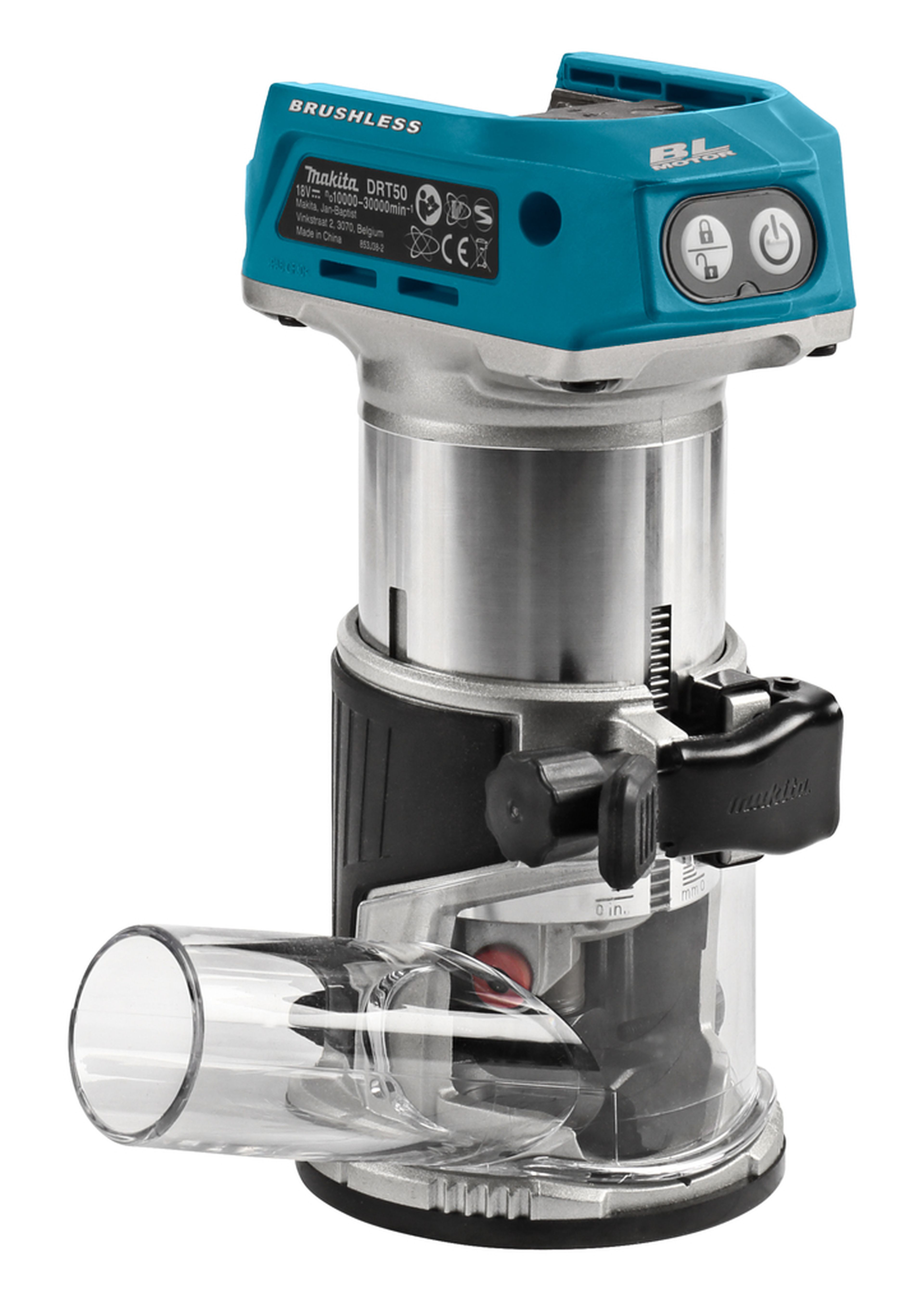 Makita Défonceuse et affleureuse 18 V DRT50ZJX2 Image 2