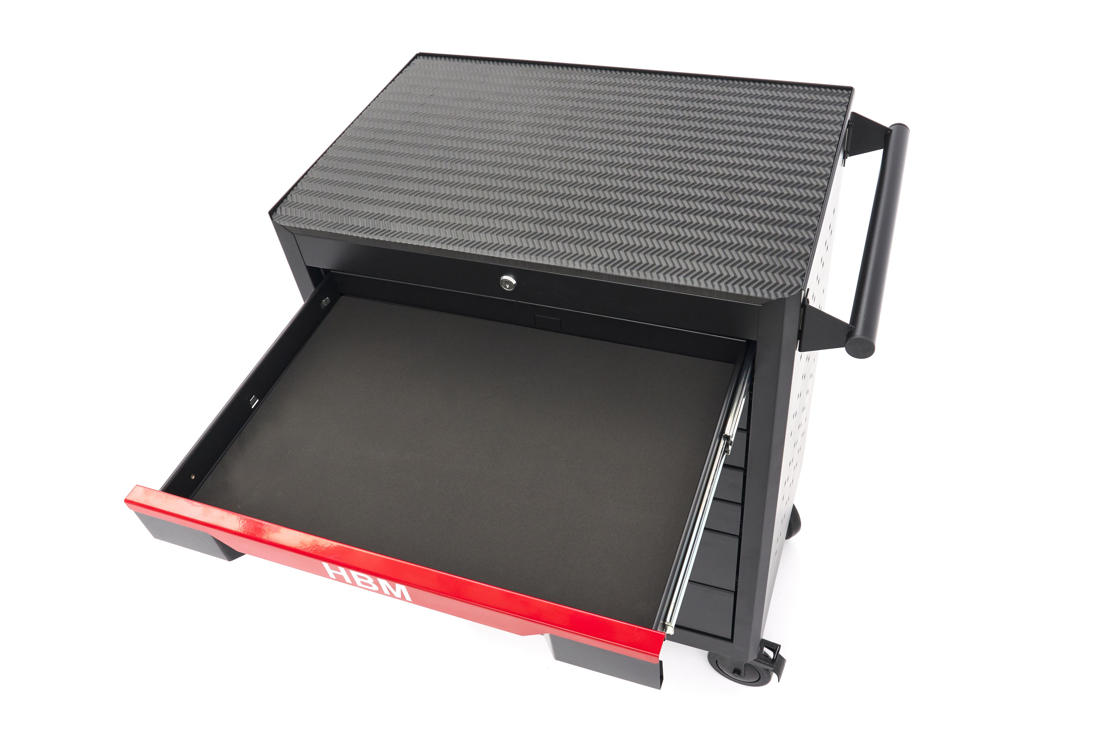 HBM gereedschapswagen 7 laden, 68 cm , zwart Image 7