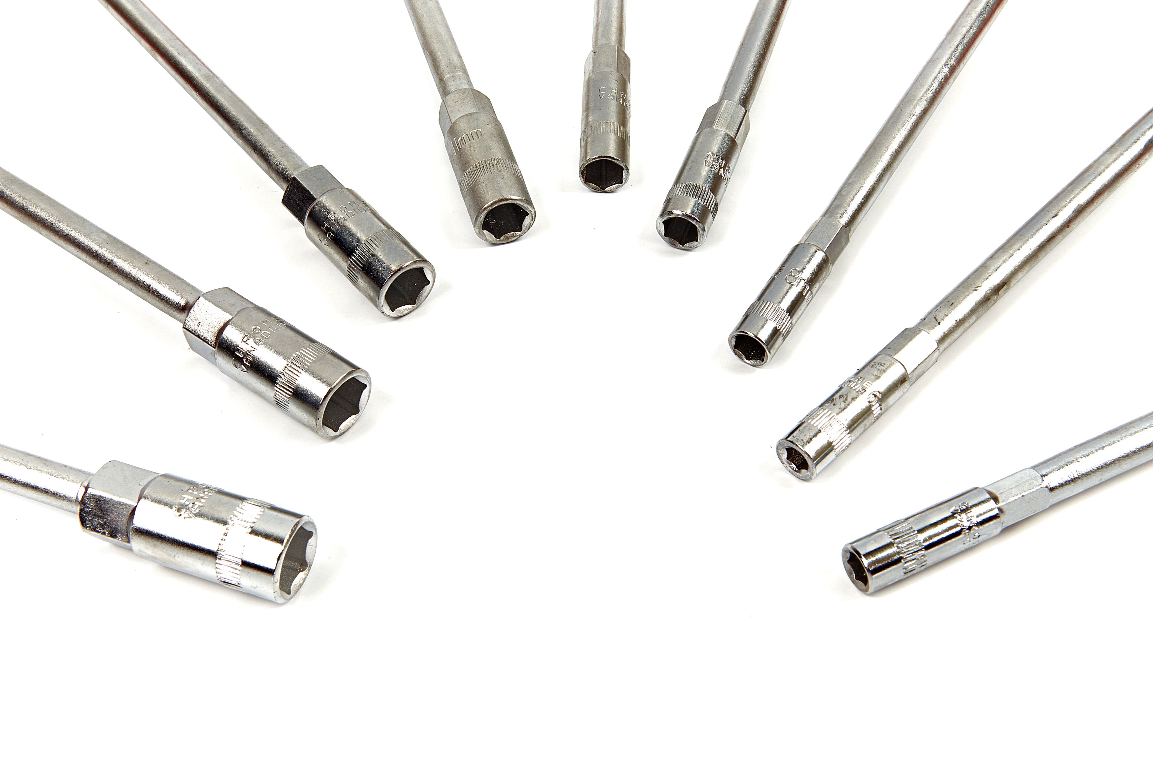 HBM Jeu de clés à douilles à manche en T de 9 pièces Image 3