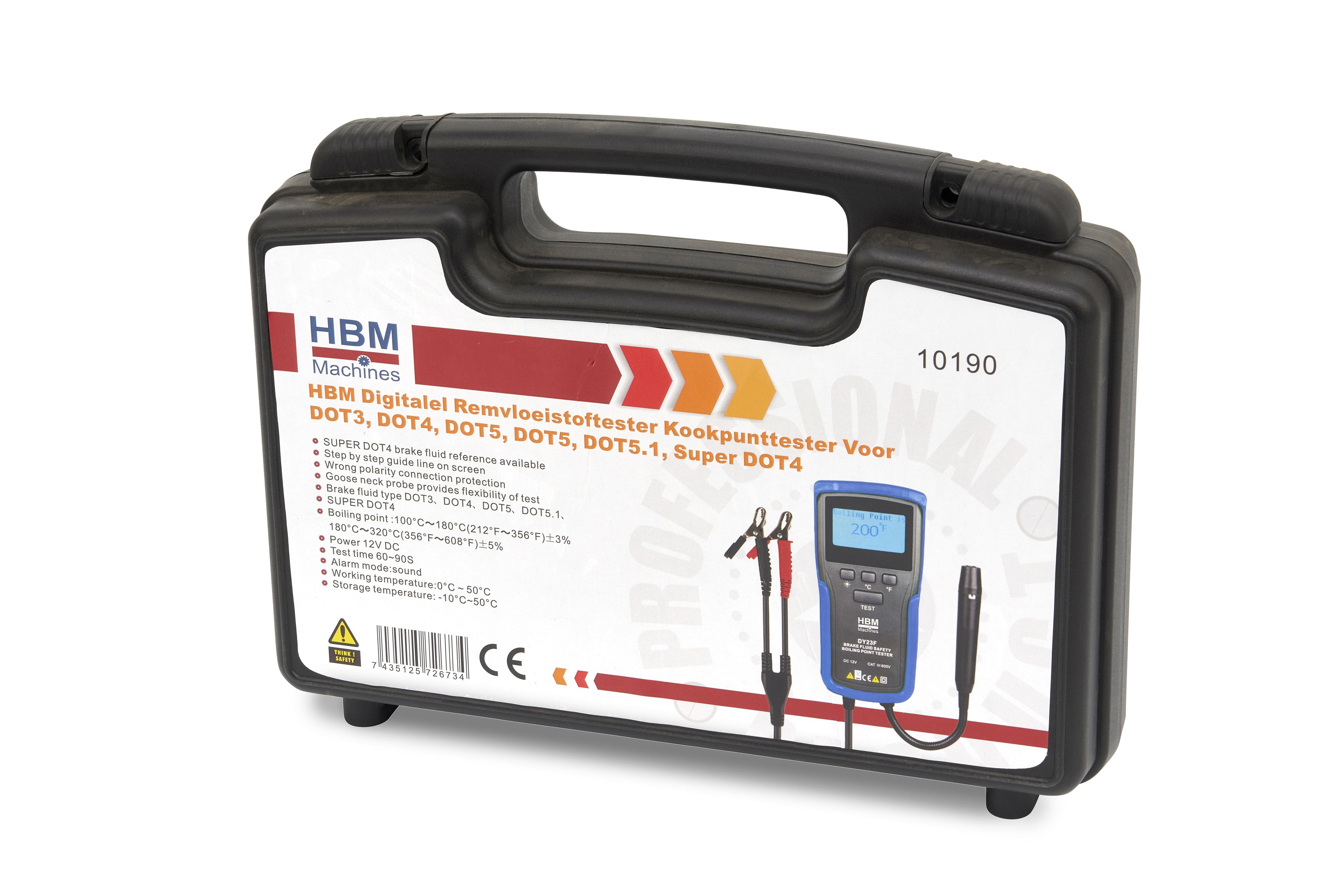 Testeur digital de liquide de frein et point d'ébullition HBM Image 6