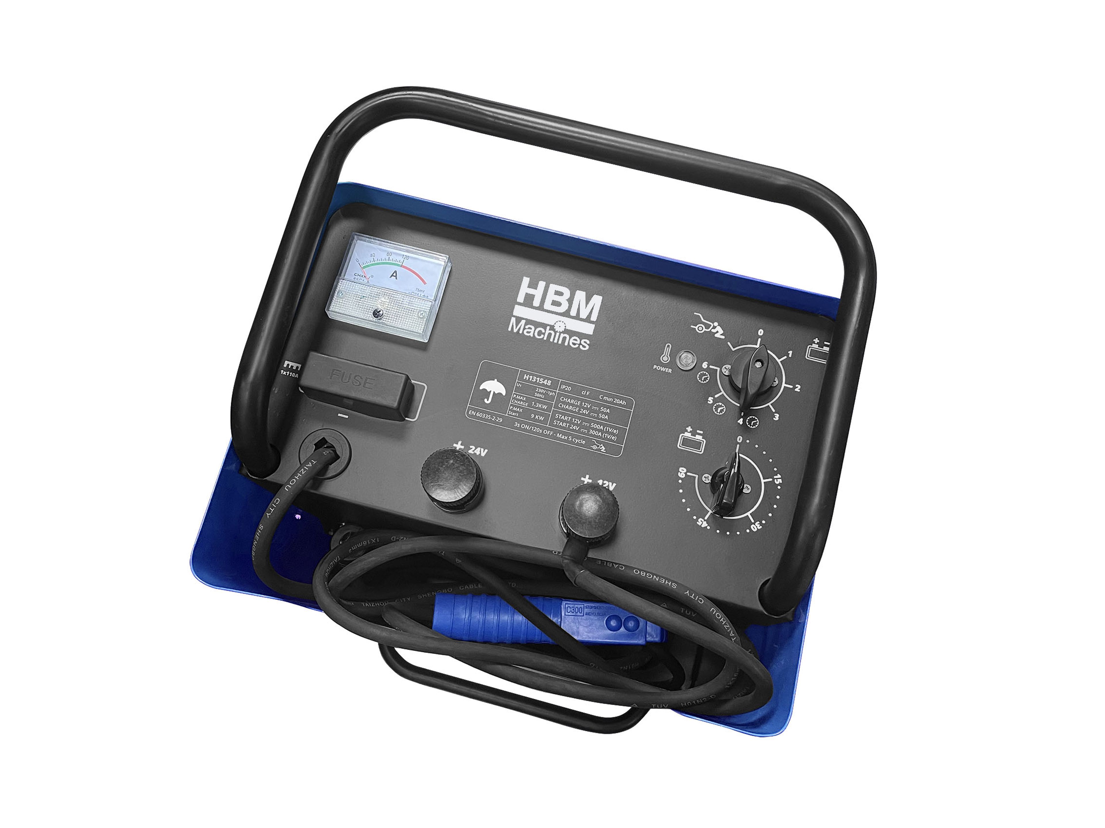 HBM Avviatore di emergenza e caricabatteria 230 Volt 12 - 24 Volt Image 6