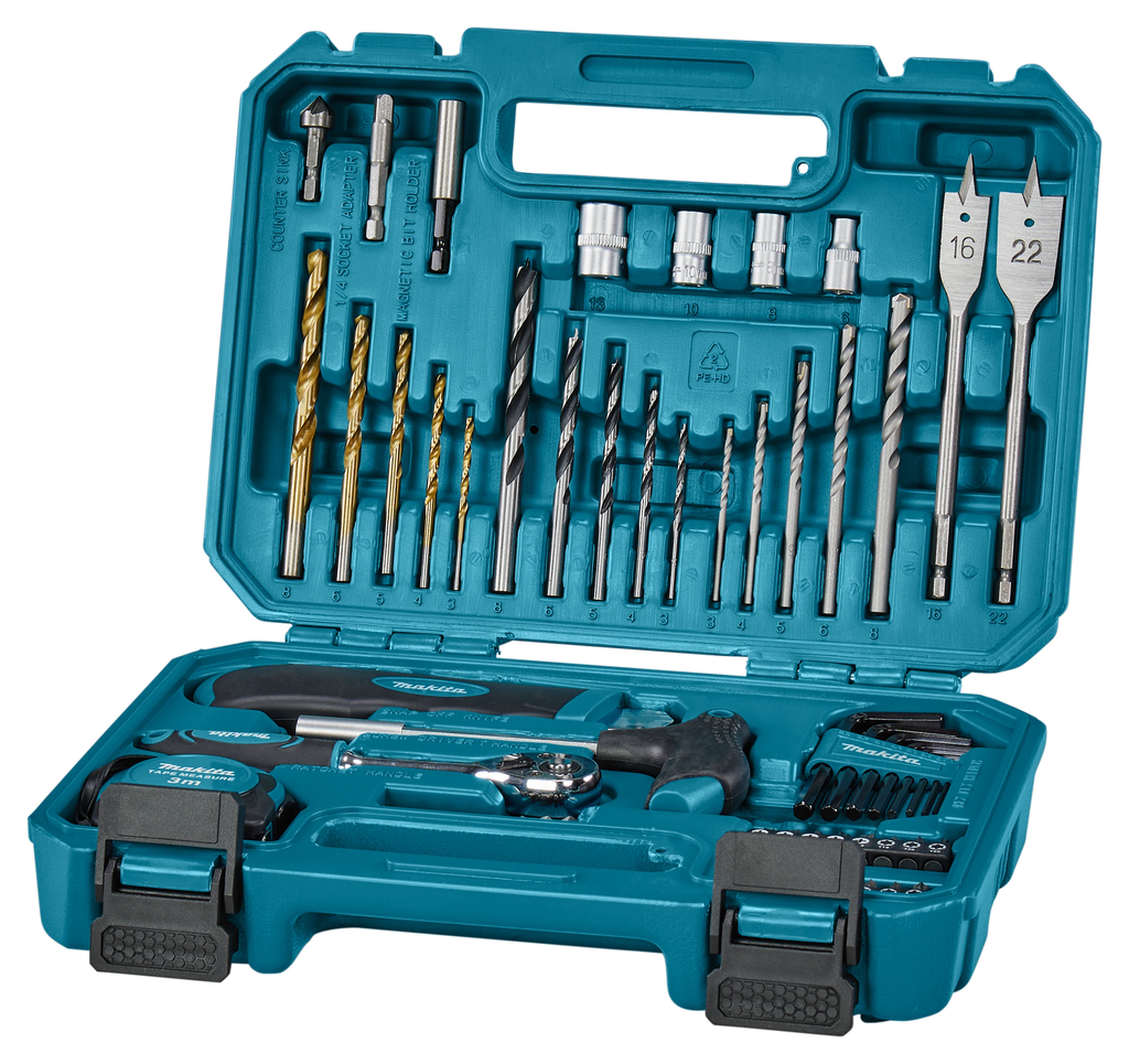 Set di attrezzi manuali Makita da 60 pezzi, E-15095 Image 3