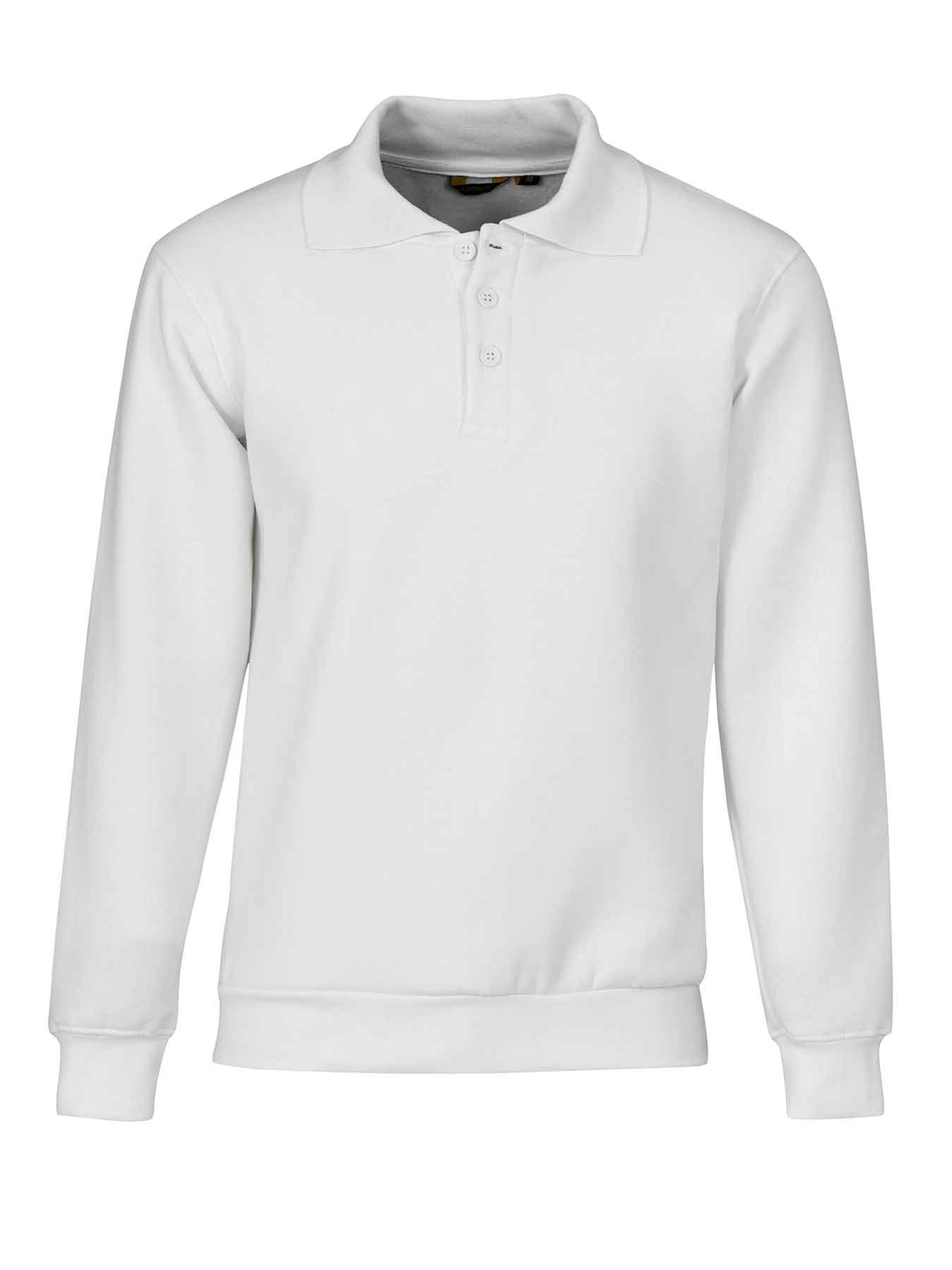 Storvik Napoli werksweater polo kraag wit