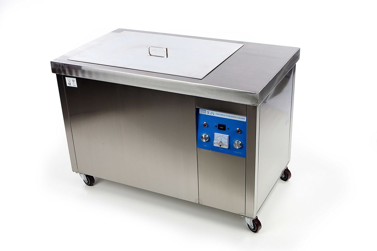 HBM Limpiador ultrasónico industrial 120 litros