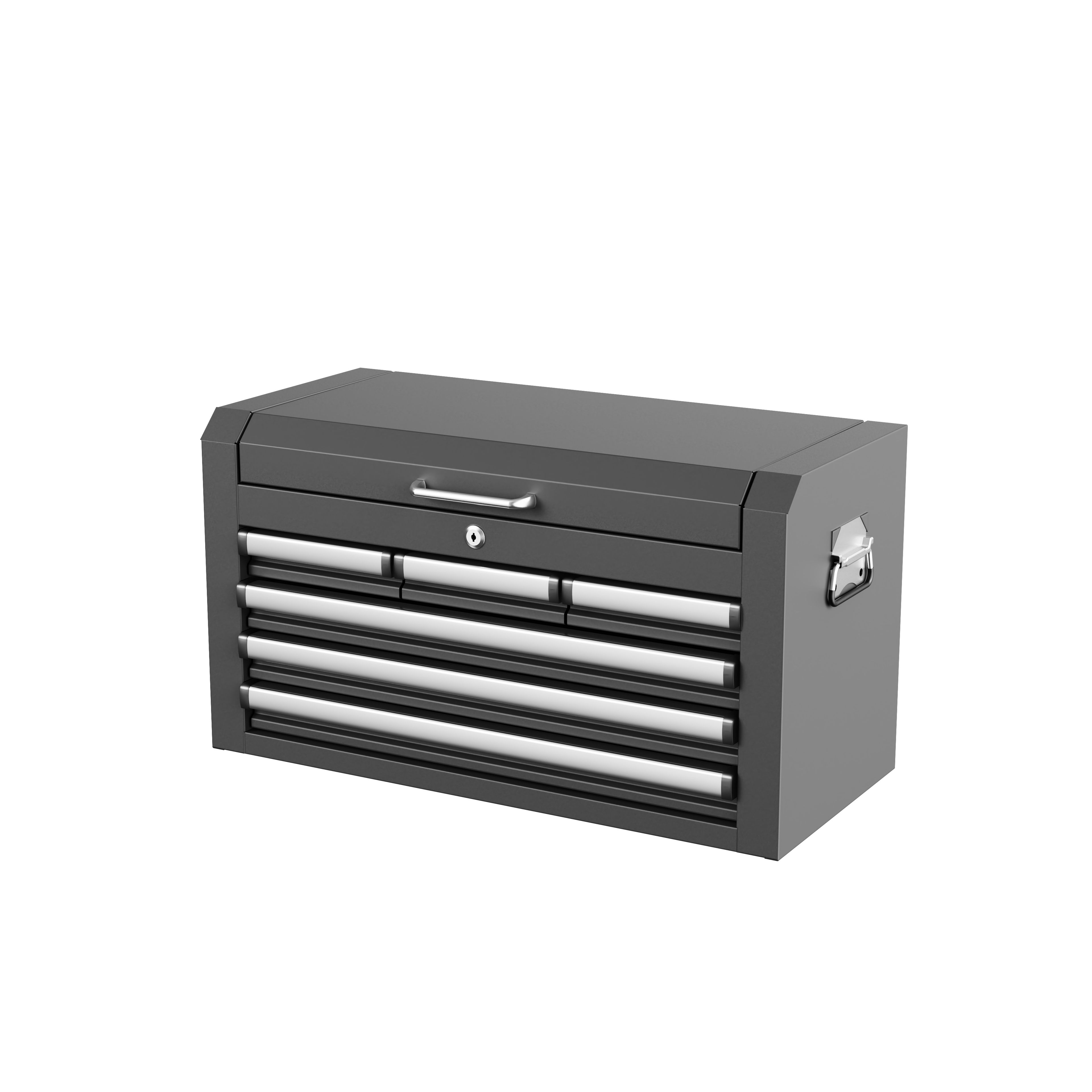 HBM Aufsatzschrank 66 cm, 6 Schubladen, schwarz Image 3