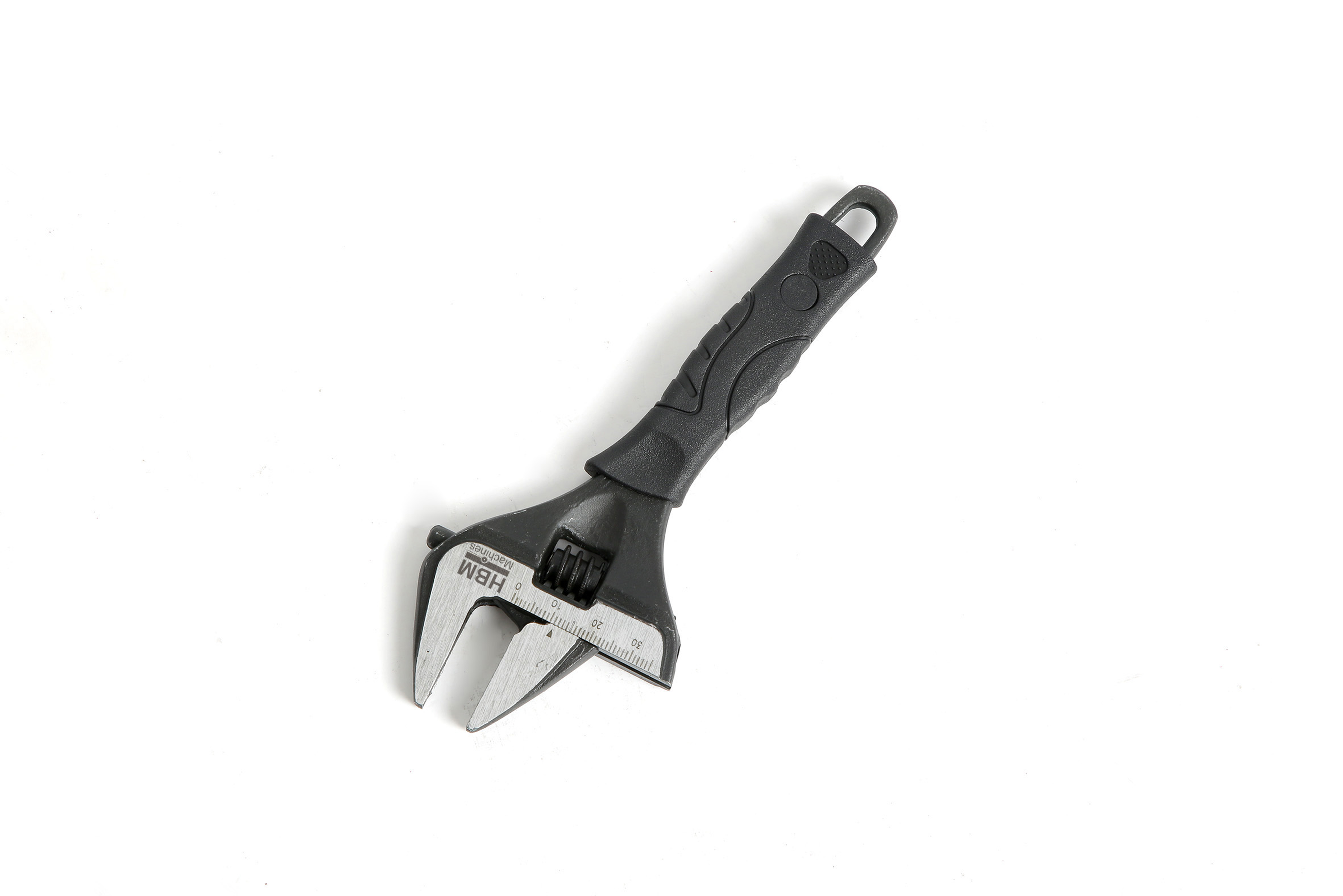 HBM Clé à molette professionnelle mm à portée extra longue et mâchoire extra étroite