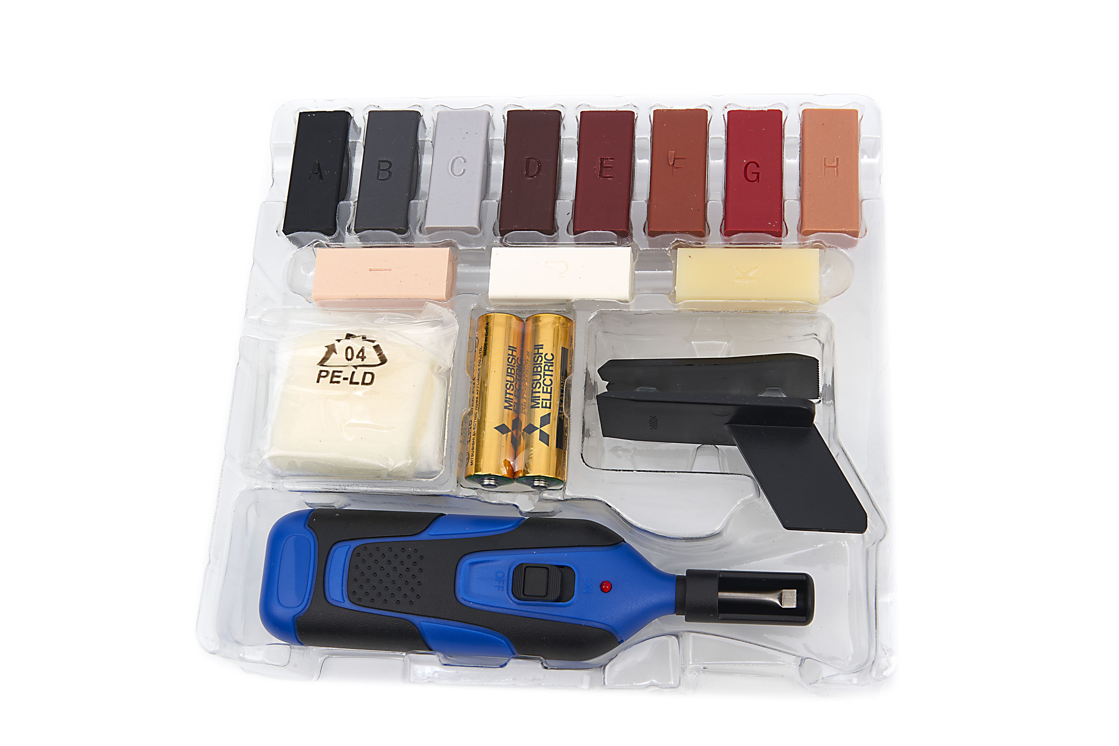 HBM 11 Delige Reparatieset voor Laminaat – Parketvloeren en Meubels Inclusief 11 Kleuren en Batterijen Image 6