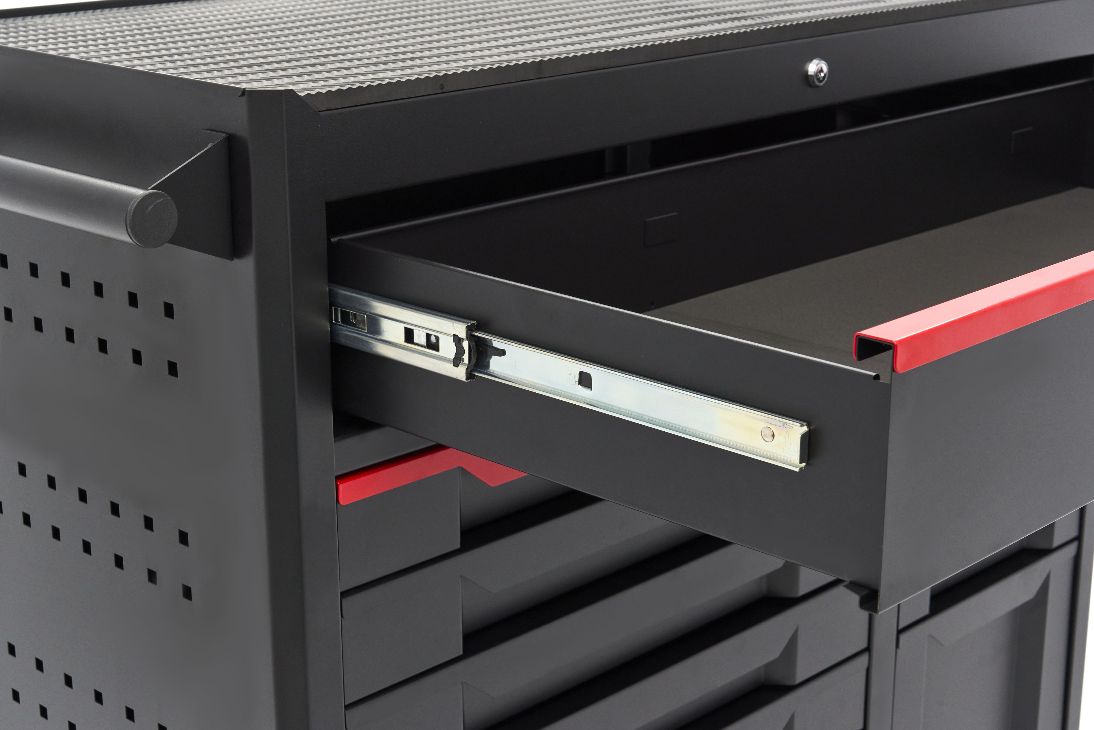 HBM gereedschapswagen 12 laden, 106 cm, zwart Image 11