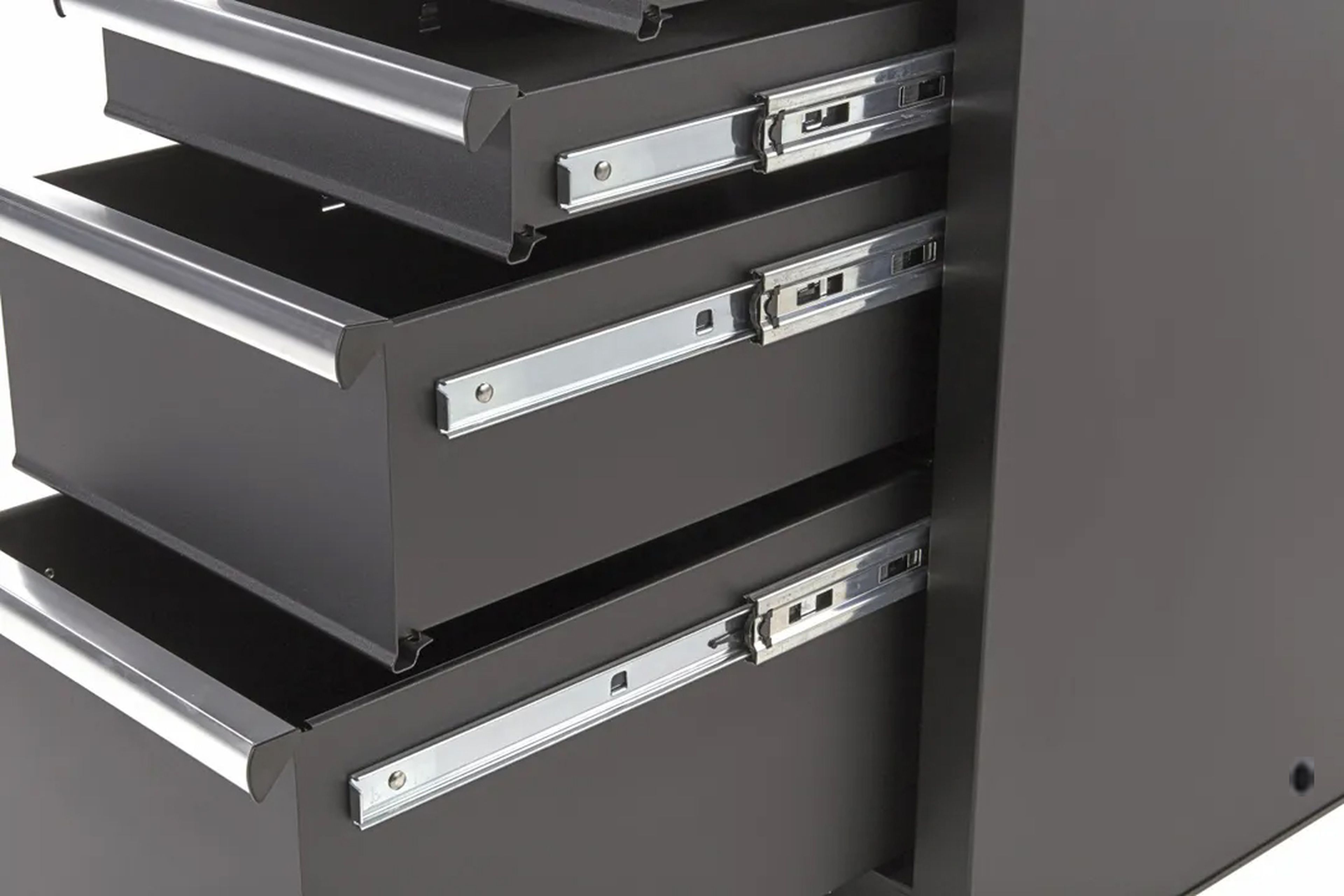 HBM Armoire à outils à 6 tiroirs noire Image 3