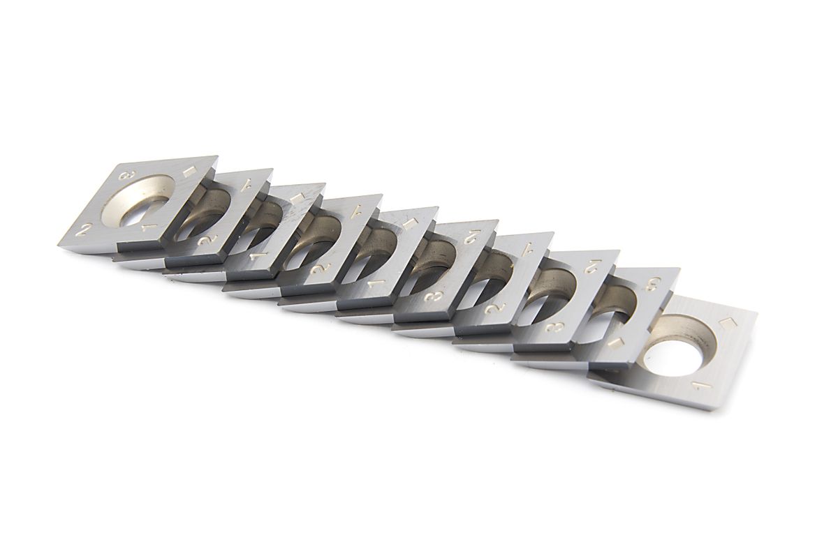 HBM Cuchillas de recambio para cabezal de corte helicoidal de 10 pulgadas, 10 unidades