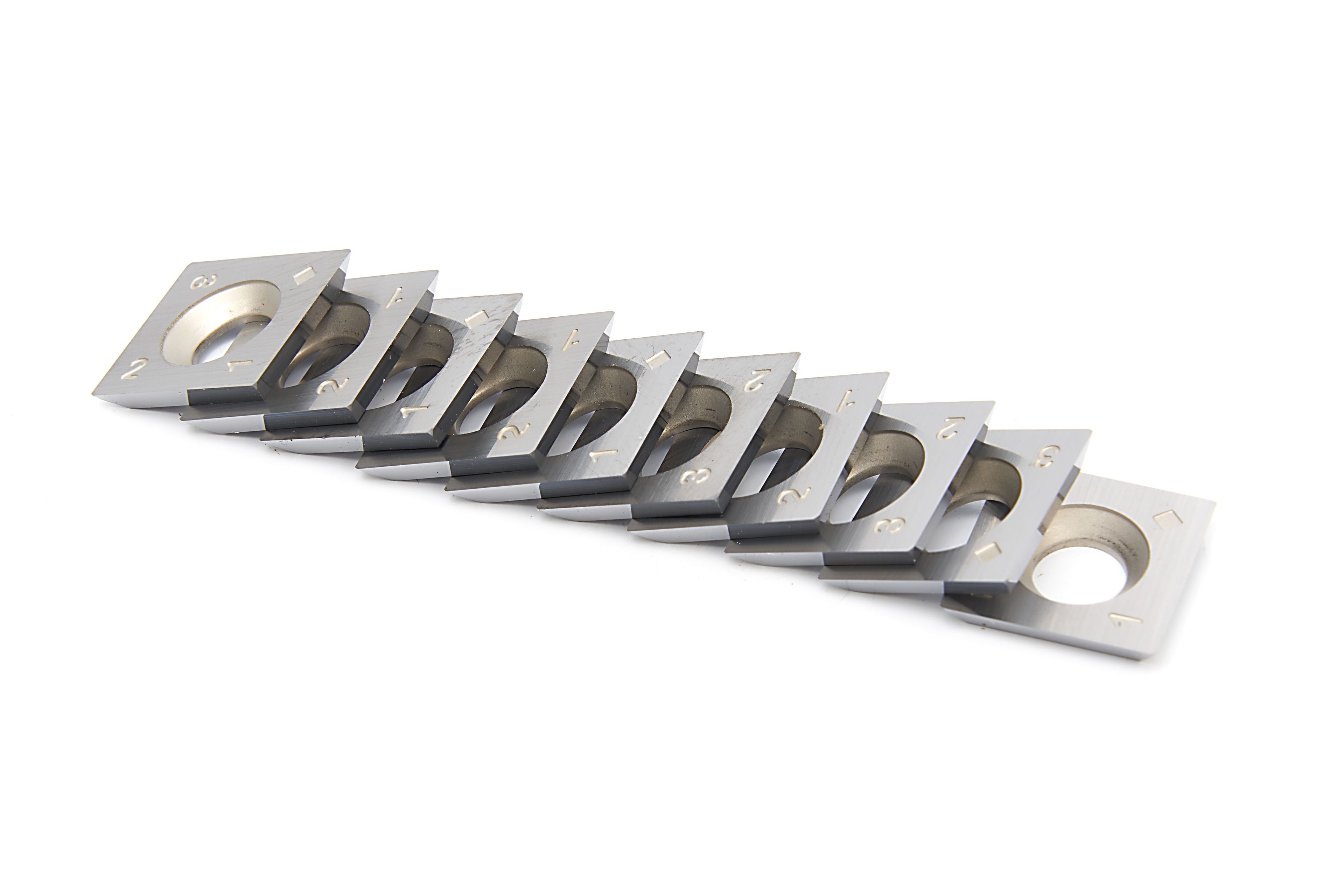 HBM Lames de rechange pour tête de coupe hélicoïdale 10 pouces, 10 pièces