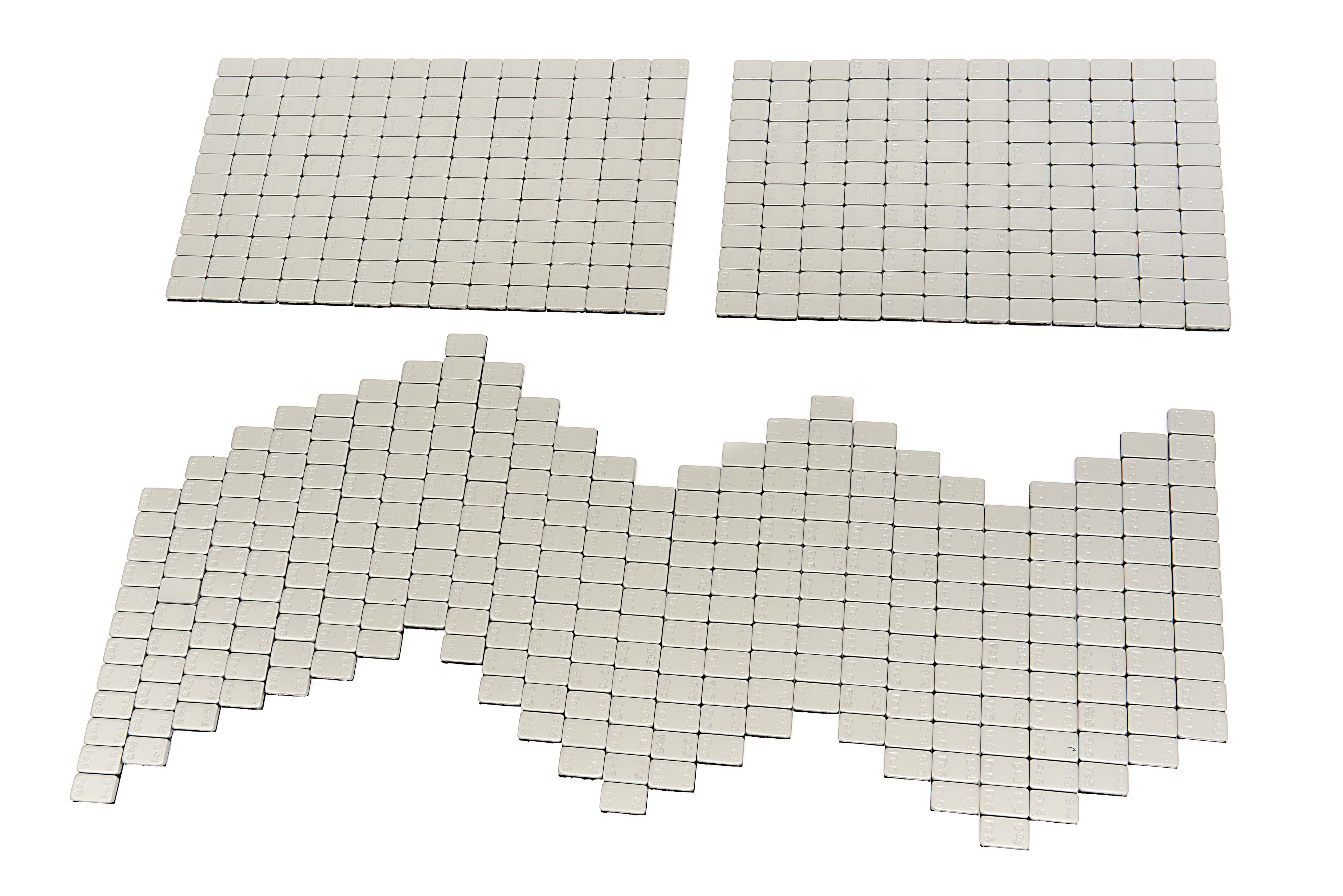 HBM 50 pièces 12 x 5 grammes Poids pour bâton d'équilibrage, poids de roue Image 2