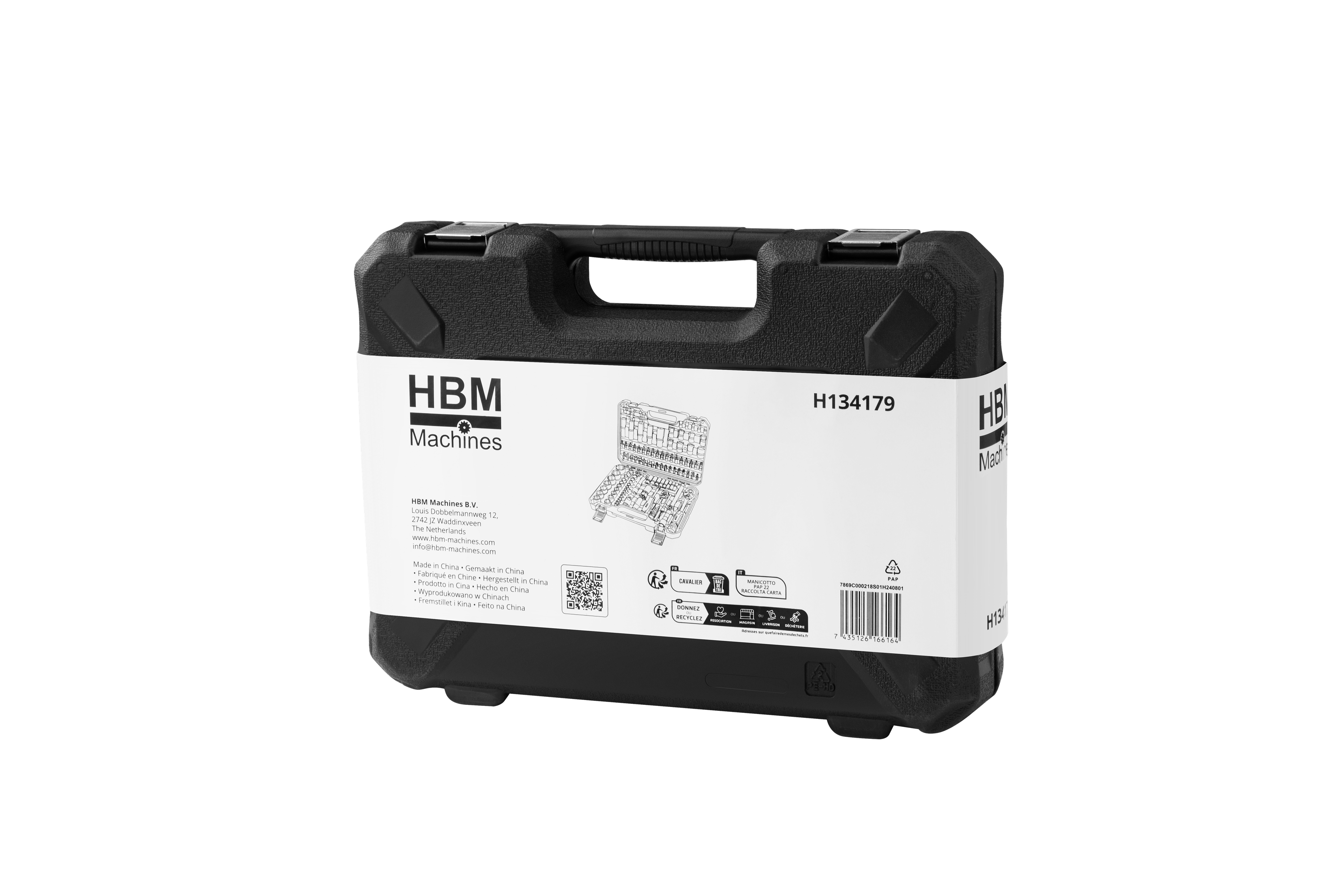 HBM 108-teiliger Steckschlüssel-Satz, metrische Größen Image 8