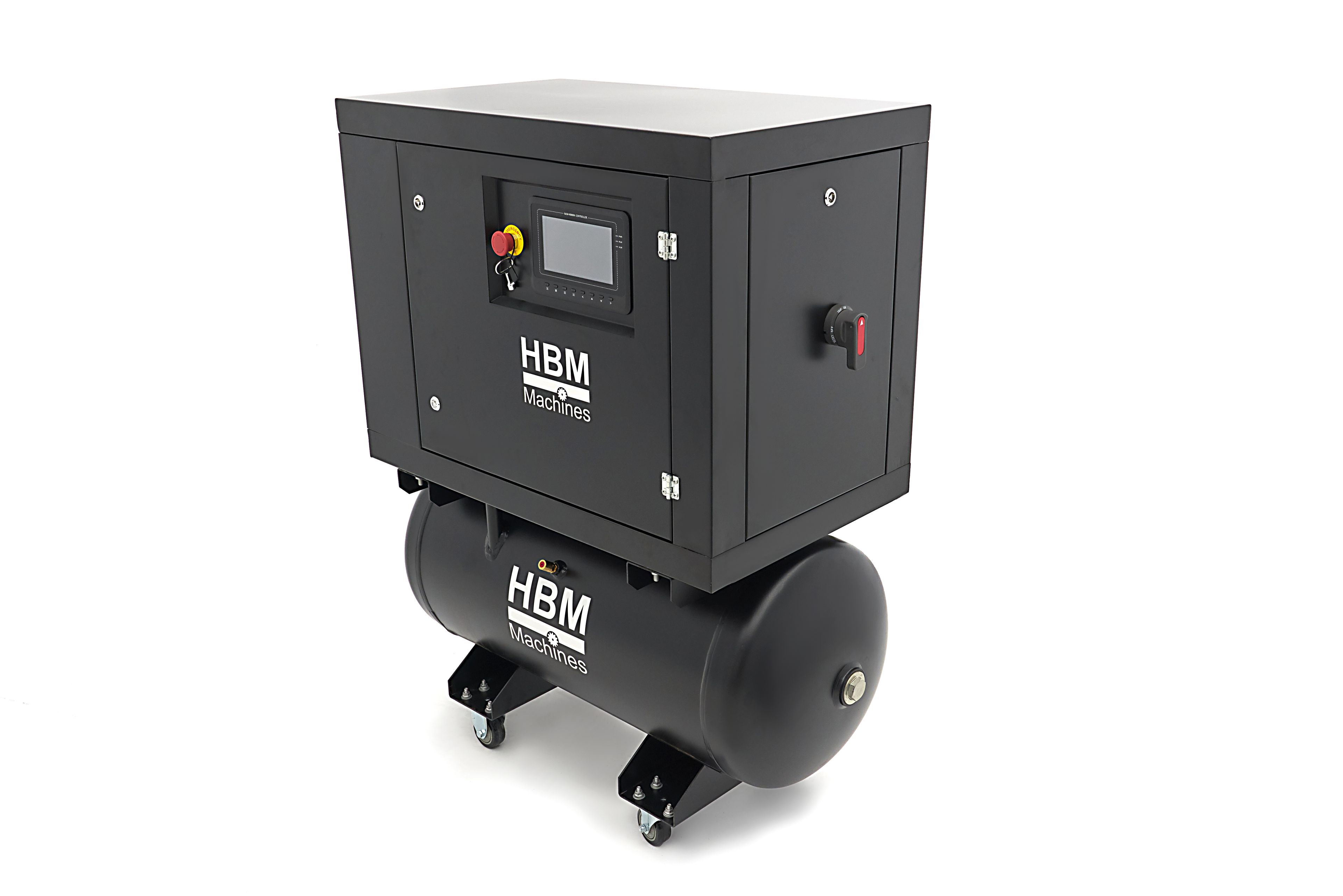 Compressore a vite HBM 5 hp combinato con serbatoio d'aria da 160 litri Image 3