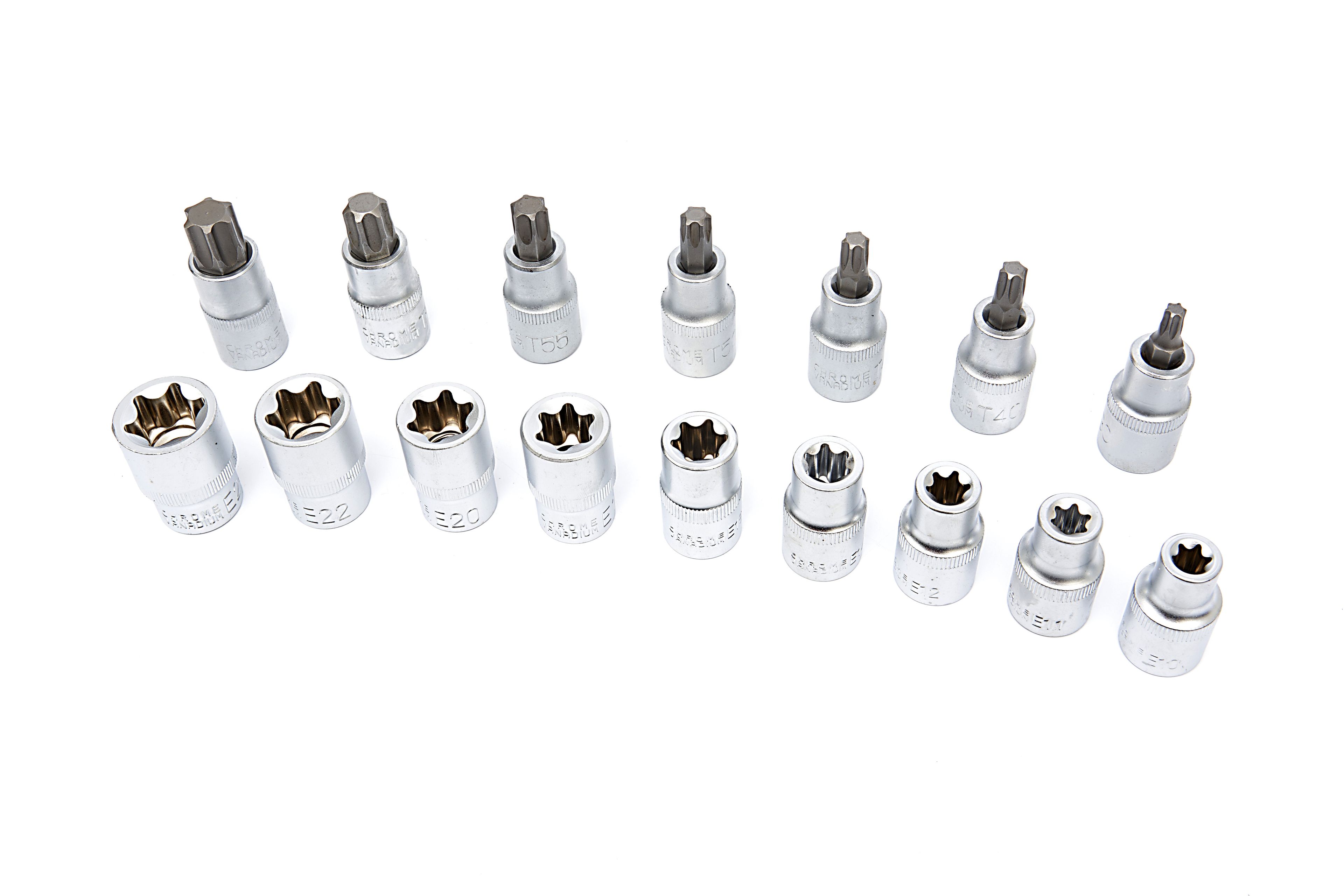 HBM Set di bussole Torx interne ed esterne 16 pezzi 1/2" Image 4