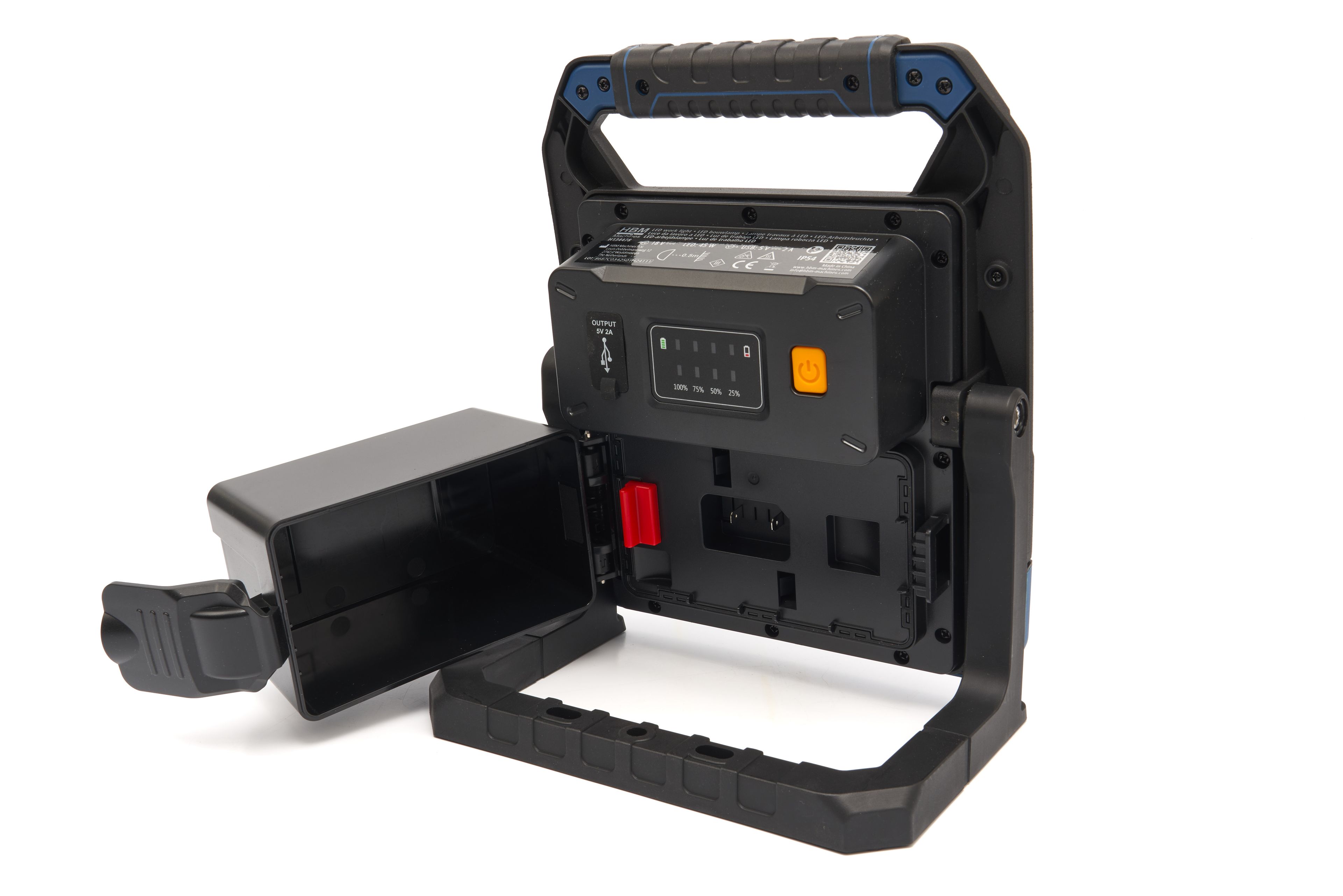 HBM projecteur de chantier LED multi-batterie 45 W 5000 lumens 5000 K classe 3 Image 9