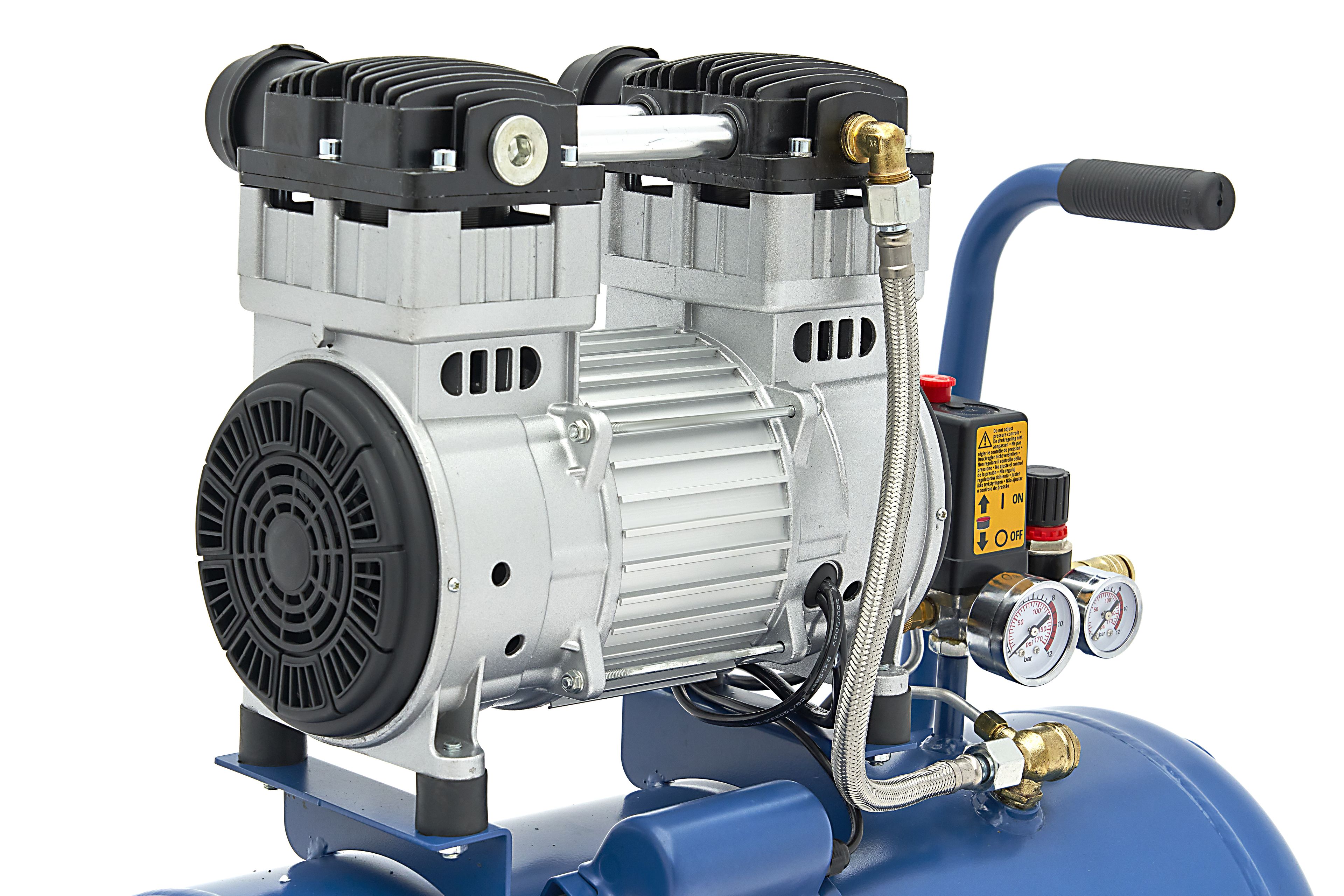 HBM low-noise olie vrije compressor 50 liter Image 8