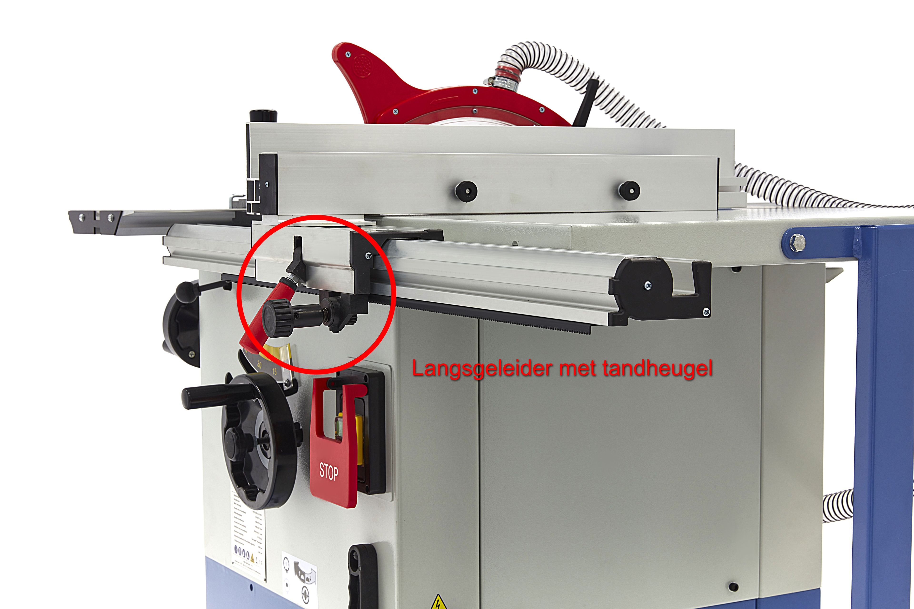 HBM Table de scie circulaire 2200 Watt avec surface à rouleaux Image 14
