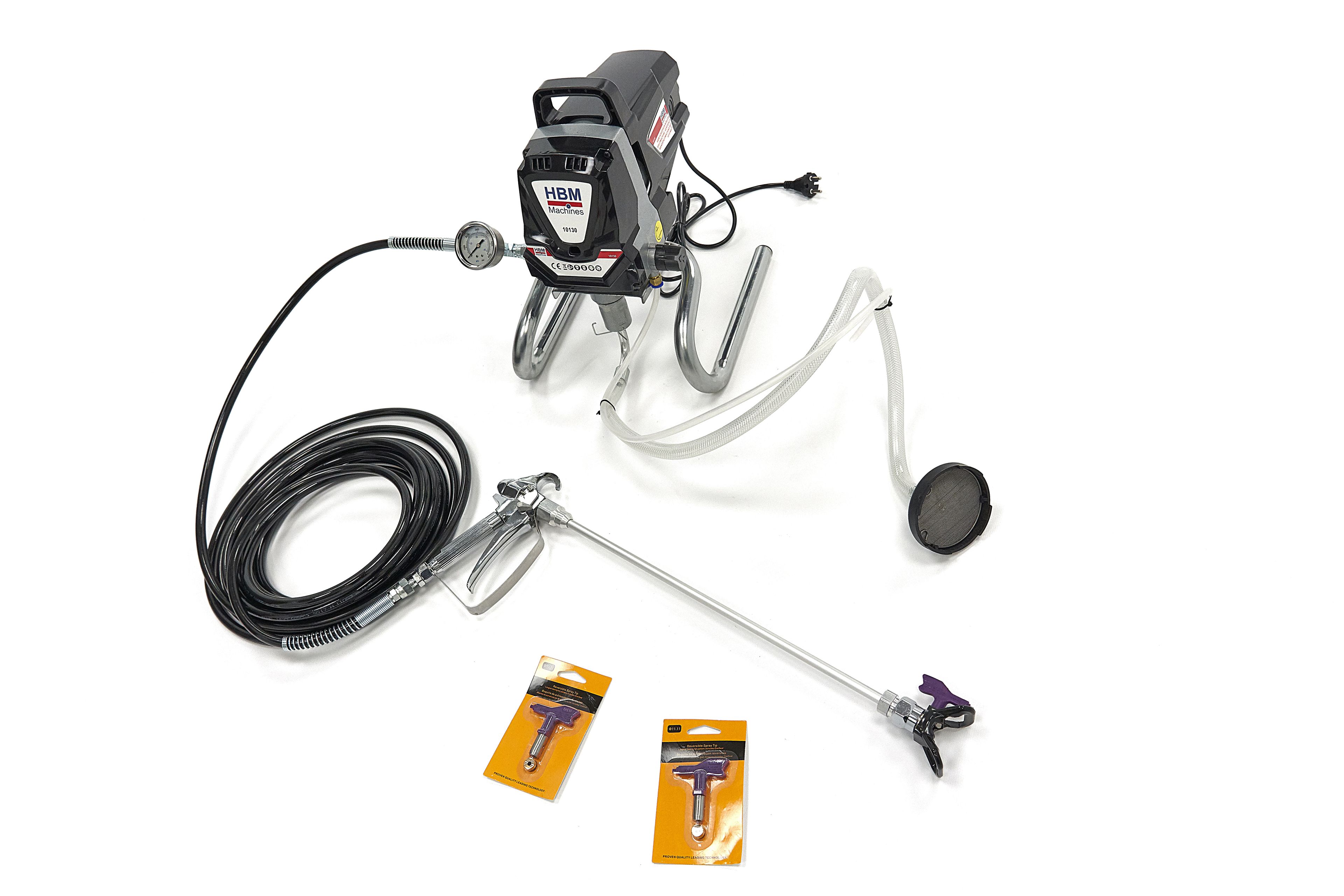 HBM Hogedruk Airless Verfspuitmachine 1010 Watt Image 2