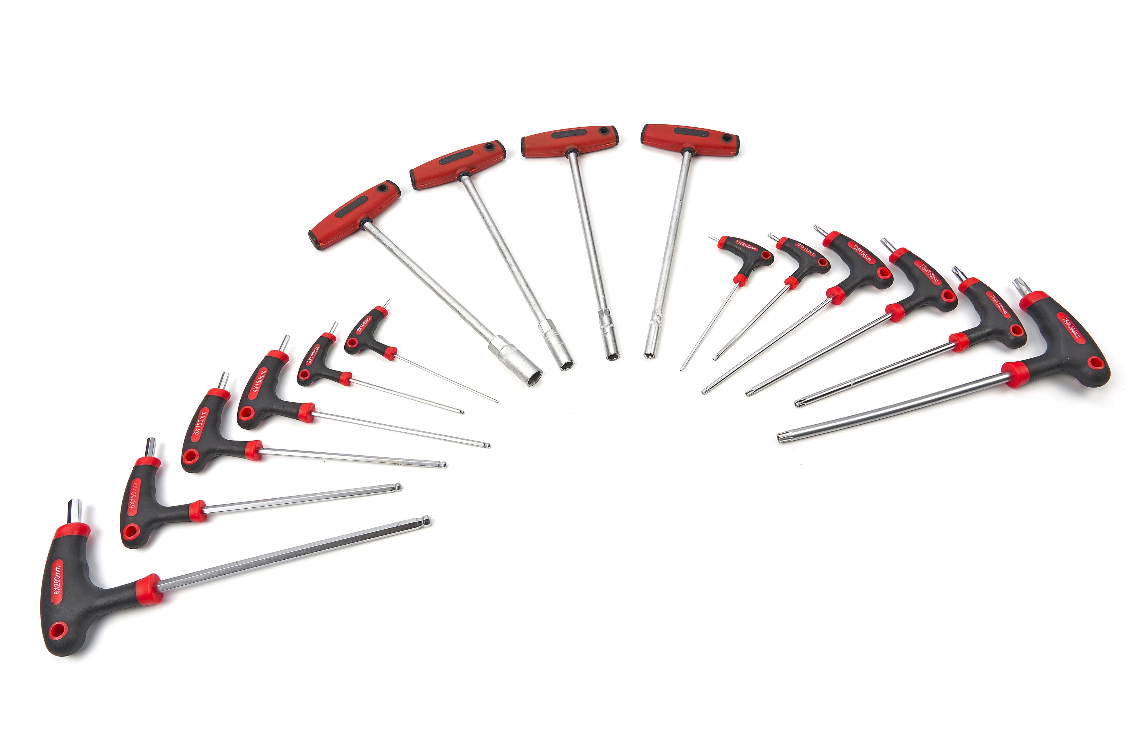 HBM 16 Delige T-Grepenset in Carbon Foam inlay voor Gereedschapswagen Image 4