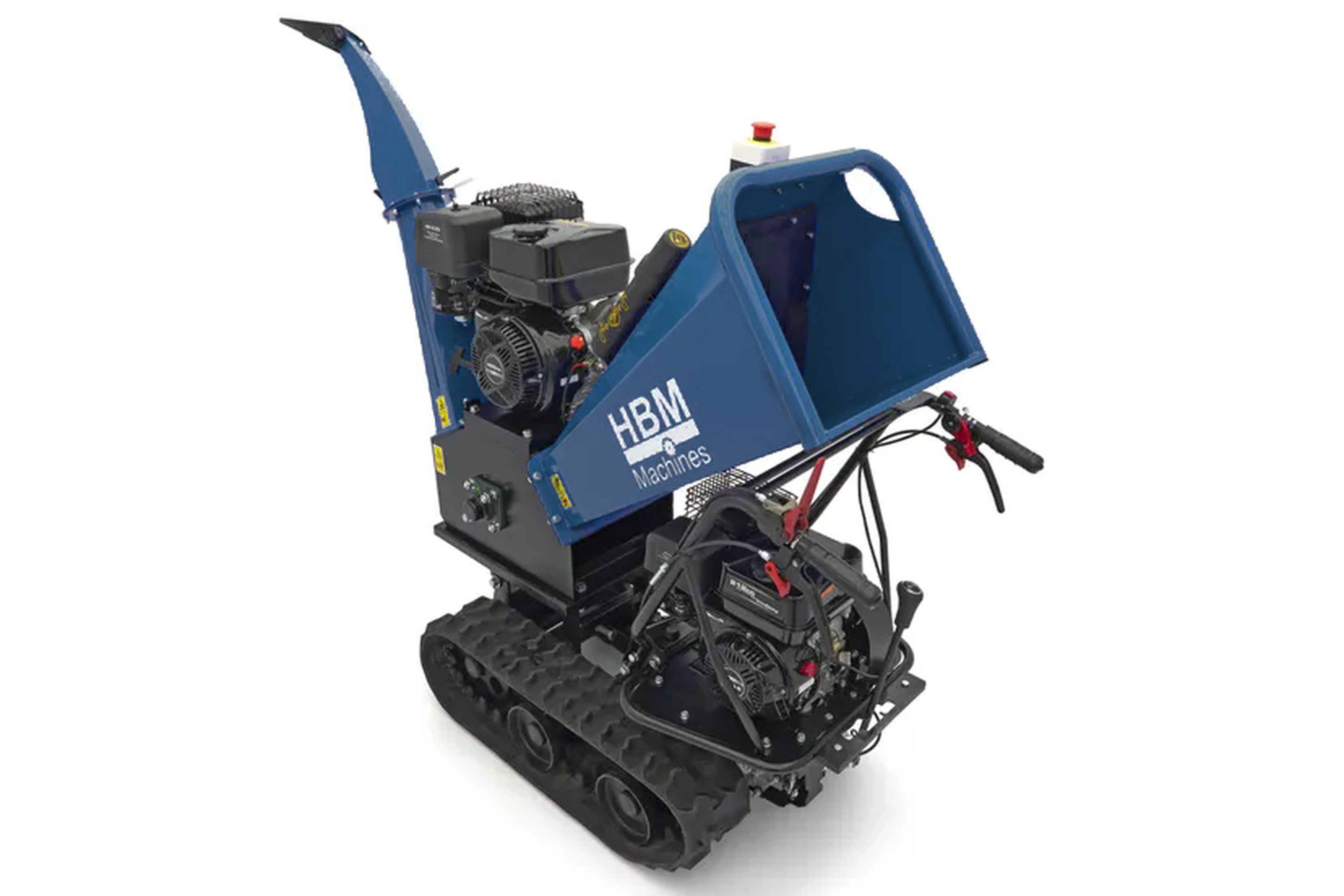 Broyeur à essence HBM Professional 4 Stroke 15 HP - 420 cc - Broyeur de bois sur chenilles Image 2