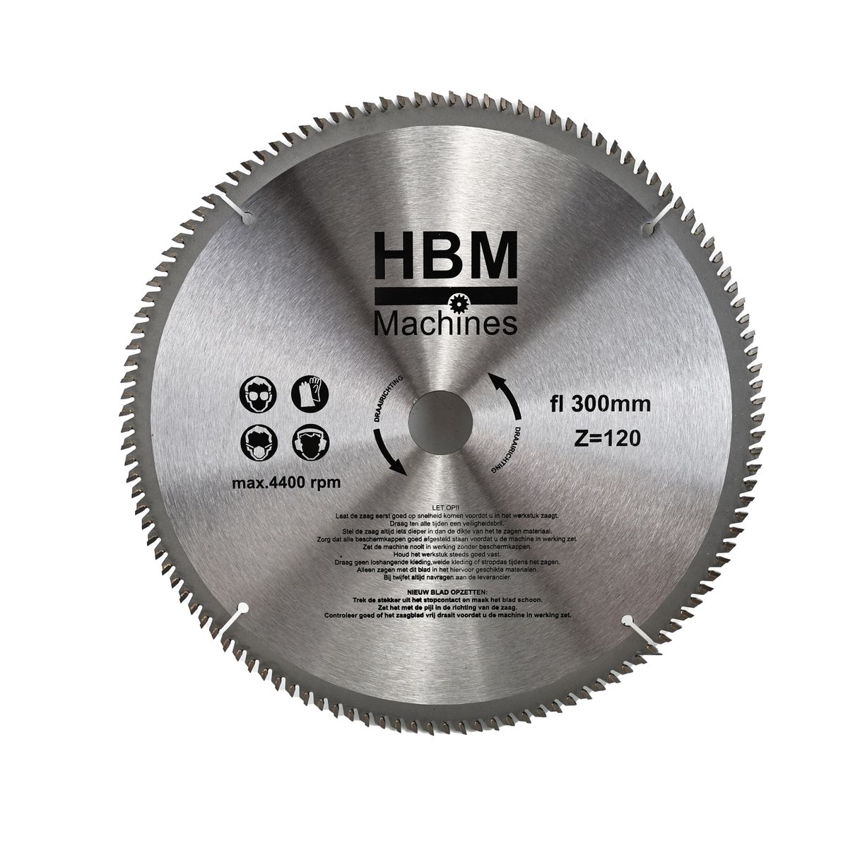 HBM 300 mm HM sierras circulares