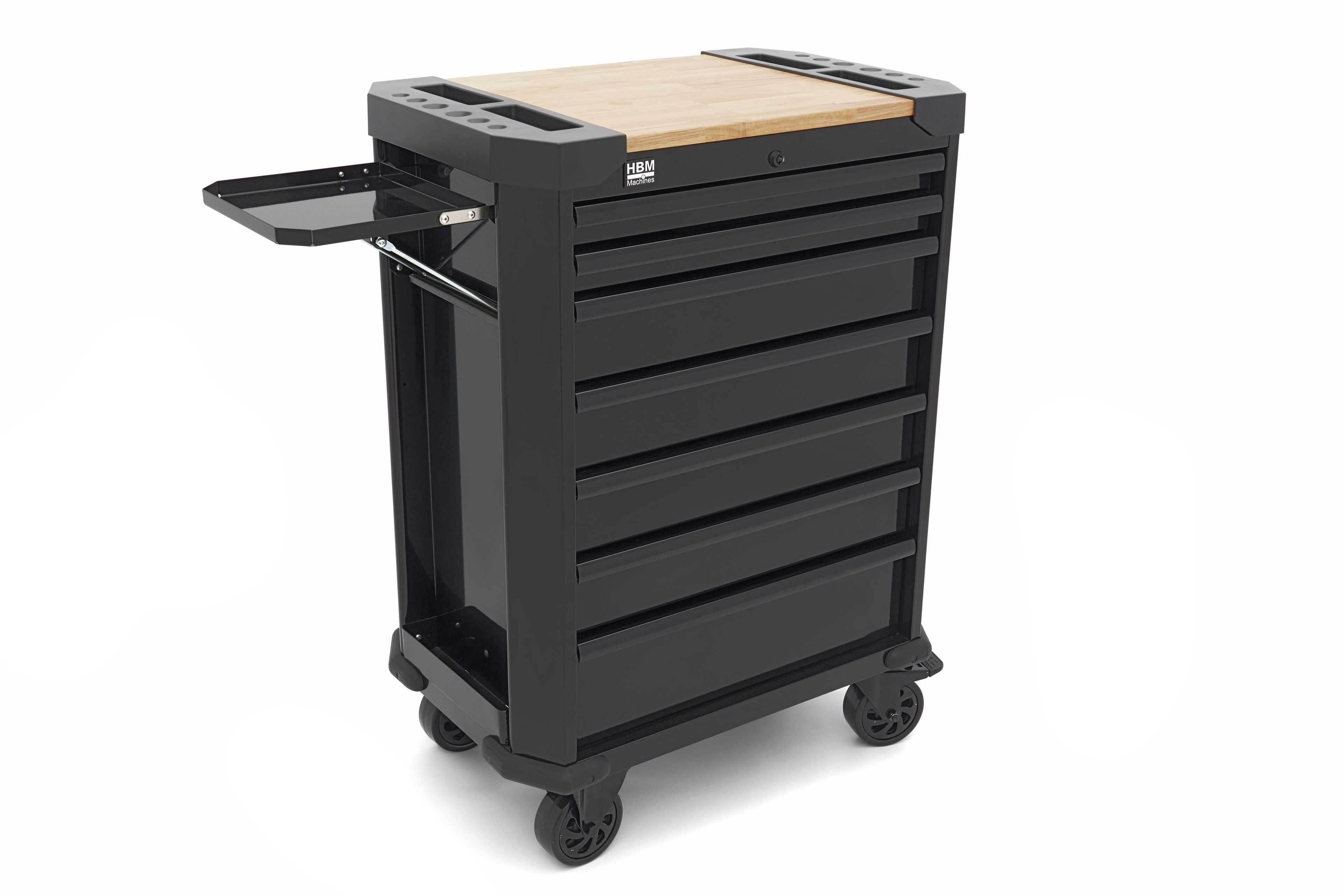 HBM gereedschapswagen 7 laden 71 cm zwart Image 3