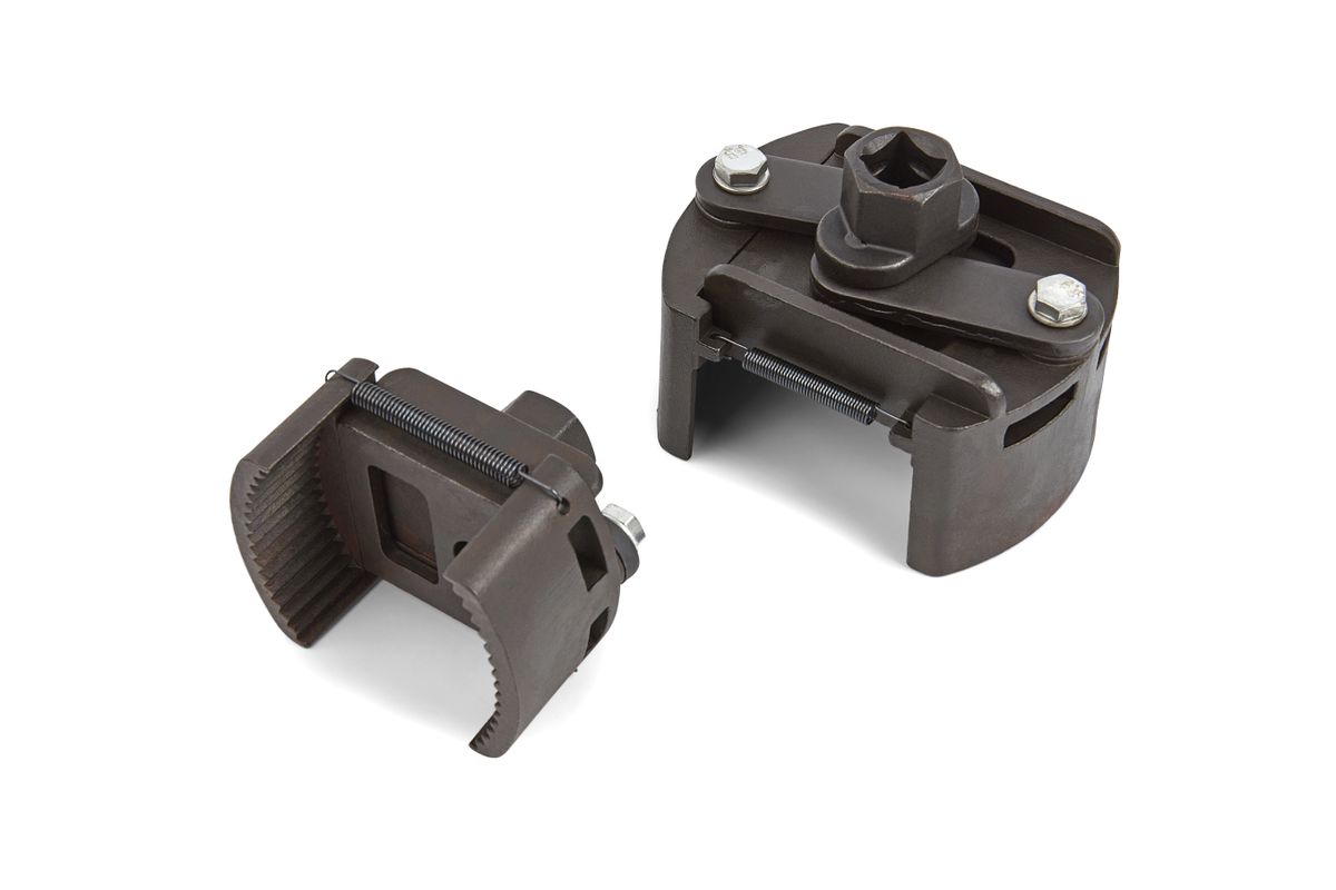 Llave de filtro de aceite ajustable profesional HBM de 1/2 pulgada de 60 a 80 mm