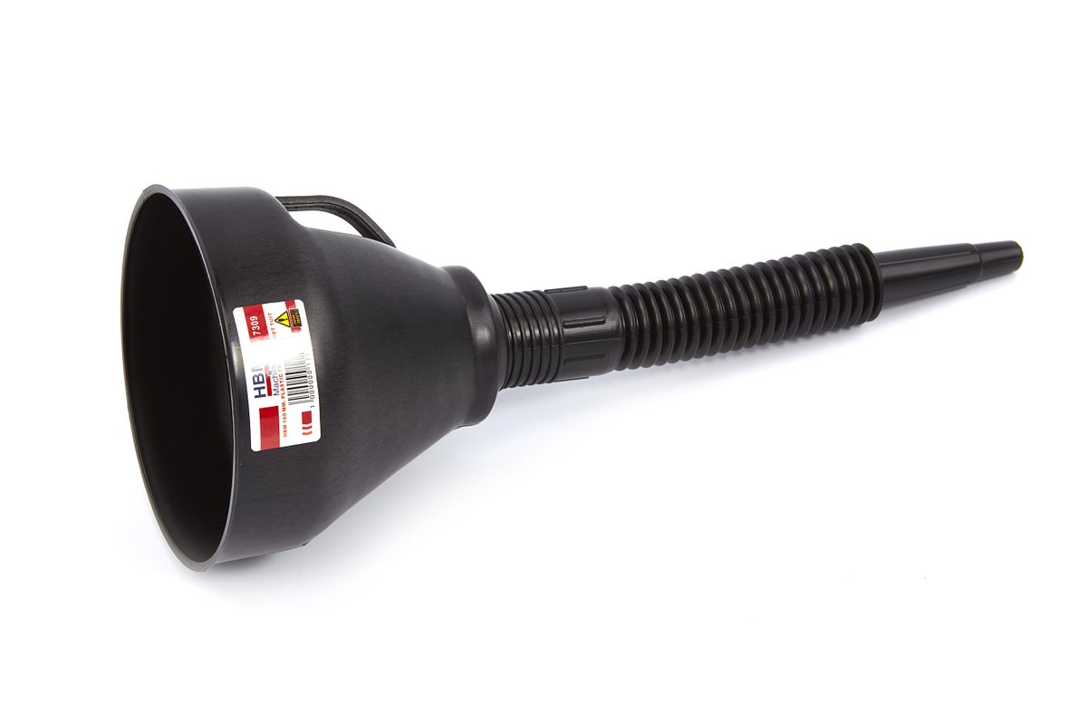 Embudos de plástico HBM de 140 mm con pico