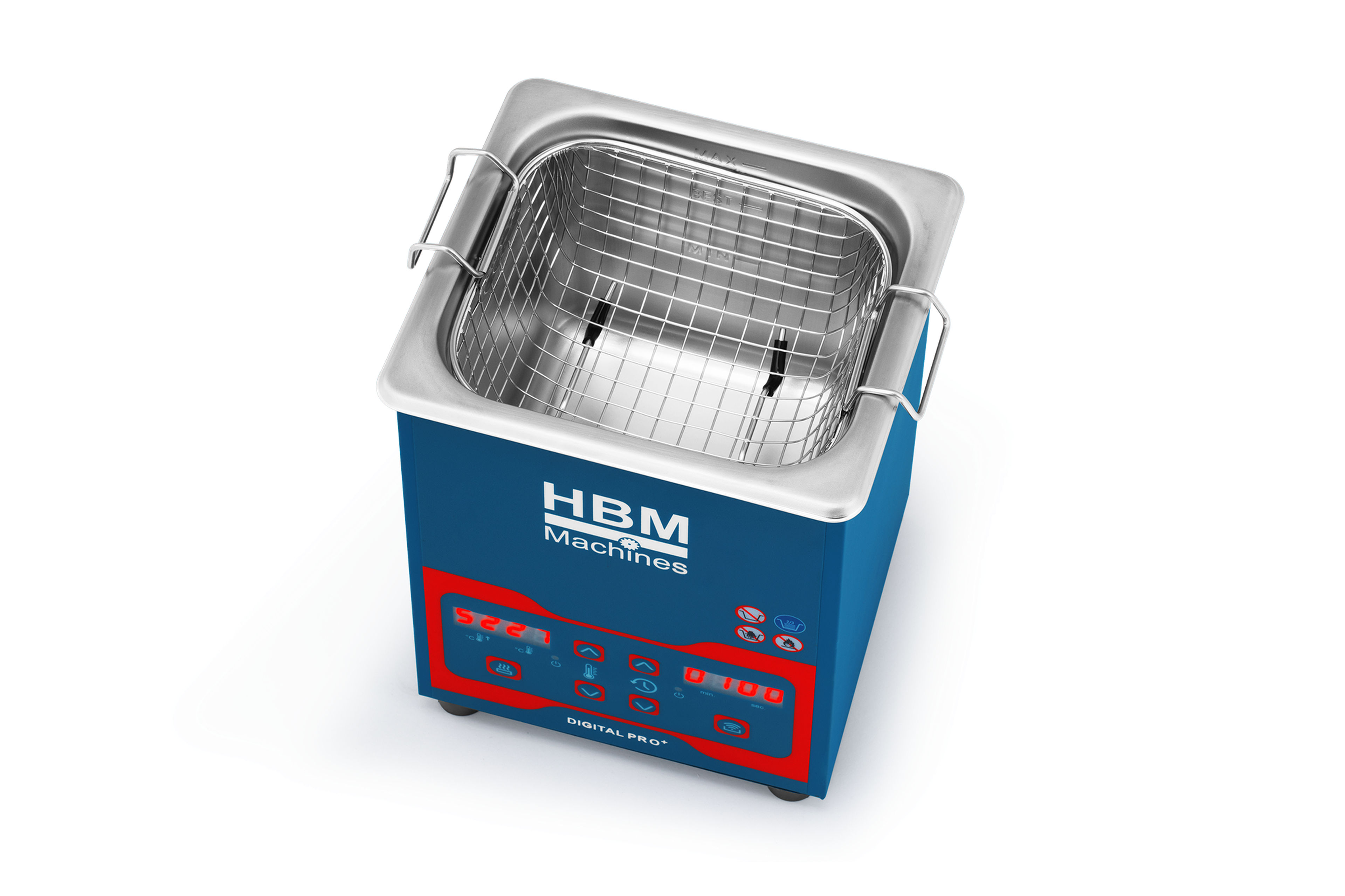 HBM pulitori ad ultrasuoni, blu 2,3 l Image 6