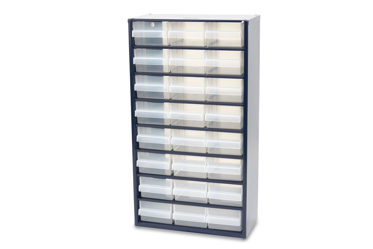 Raaco 137409 Schubladenkommode mit 24 Schubladen - 552 x 306 x 150 mm.