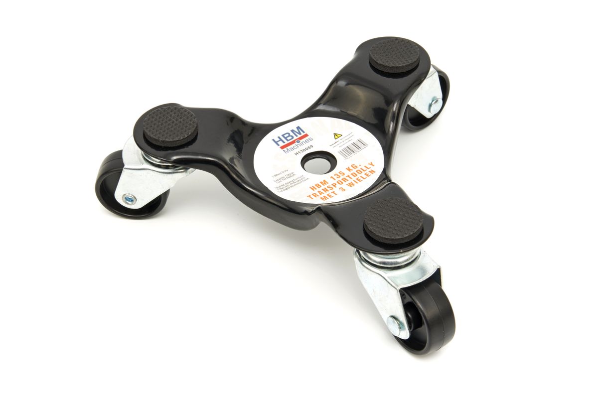 HBM Dolly de transporte de 135 Kg con 3 ruedas