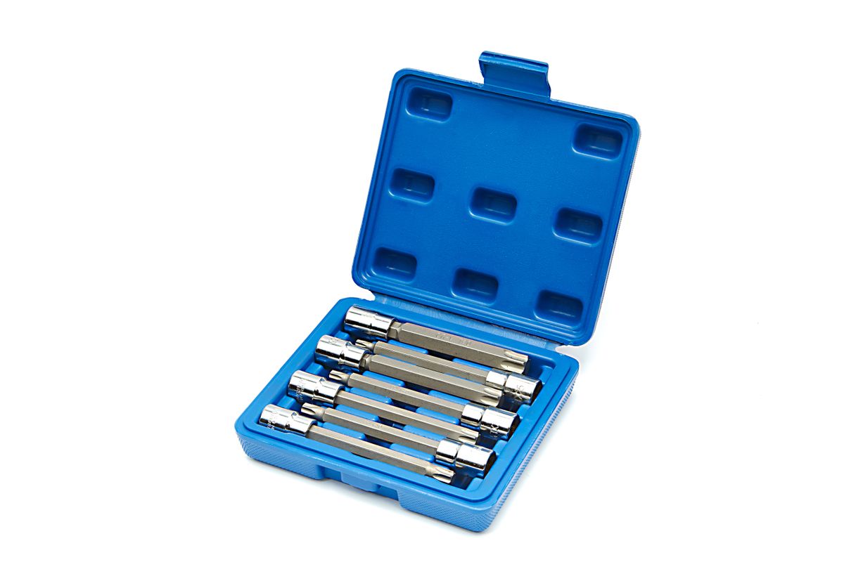 Juego de vasos TORX D25 a D60 de 3/8 pulgadas de 7 piezas Profi