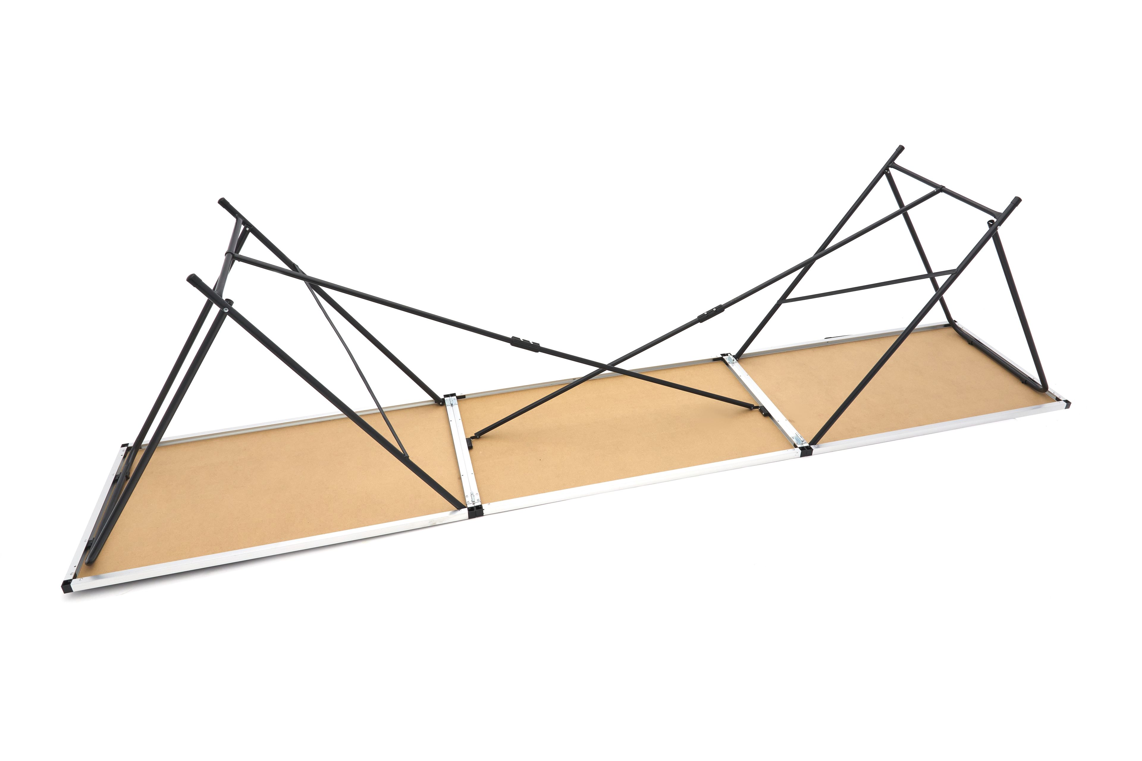 HBM Tavolo da carta da parati pieghevole in alluminio 300 x 60 x 77 cm. Image 5