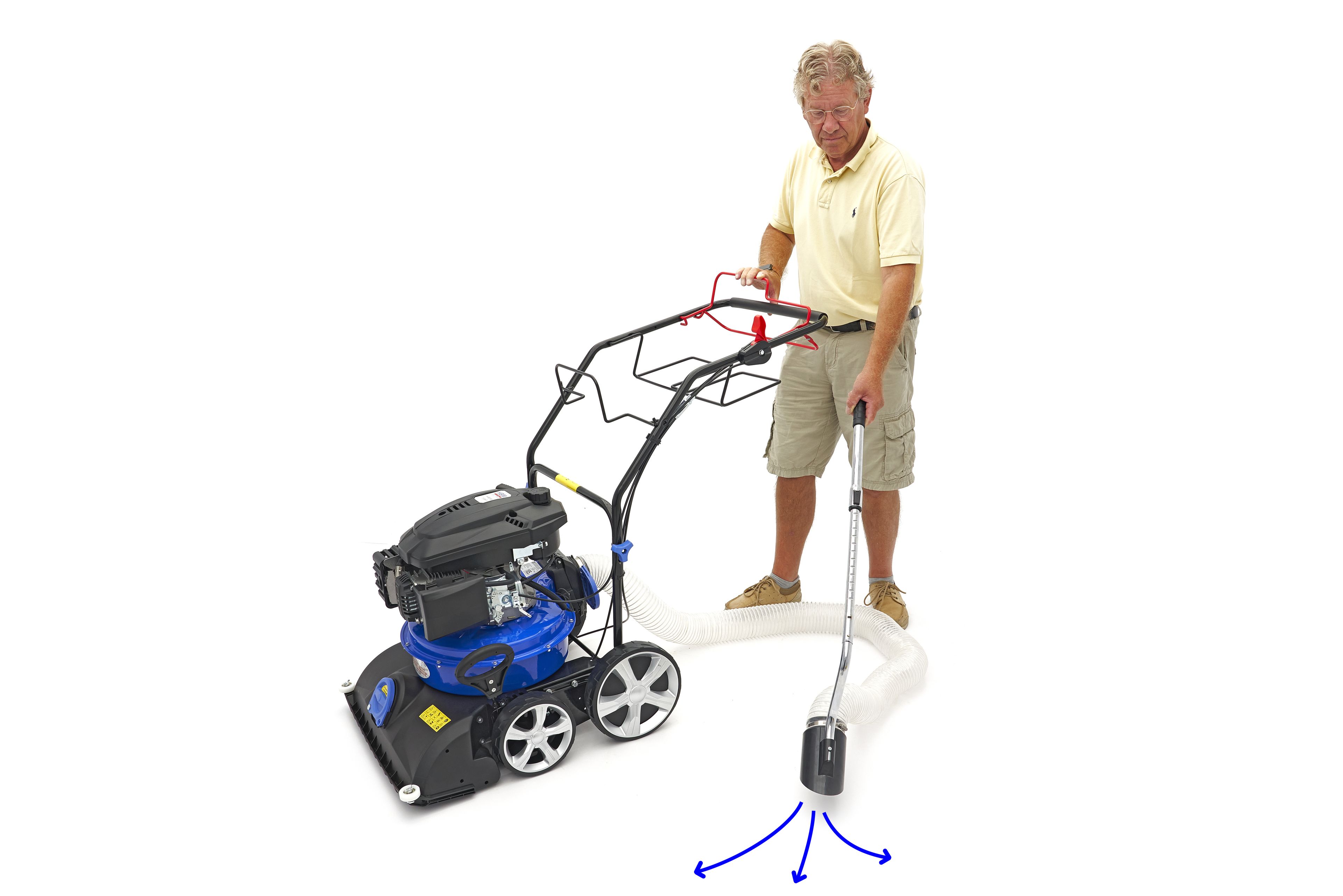 HBM Professional 4 in 1 Petrol 173 cc 4-stroke Leaf Blower / Leaf Vacuum / Sweeper Image 12