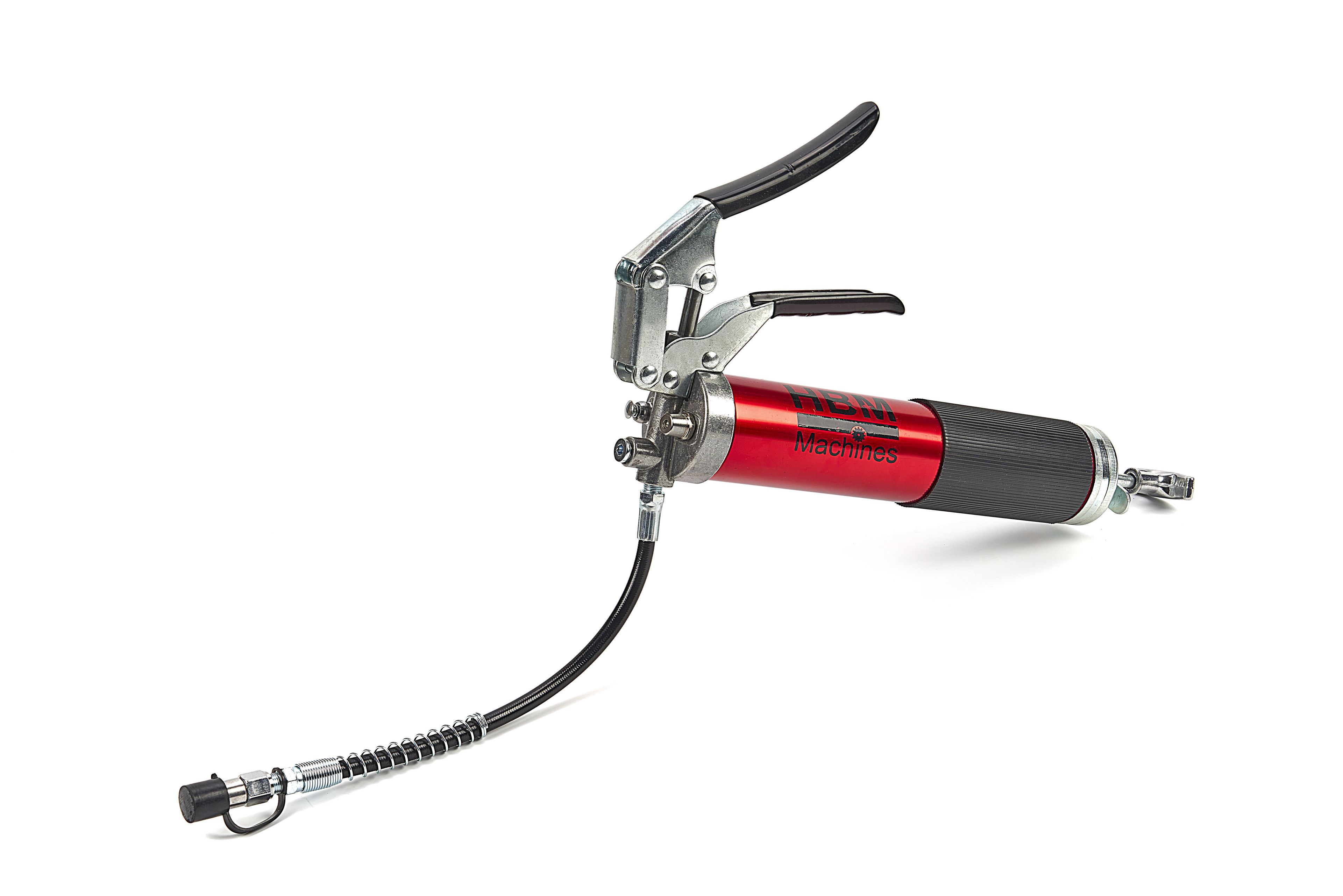 HBM Pistolet à graisse à ciseaux professionnel, pistolet à graisse avec poignée de pistolet