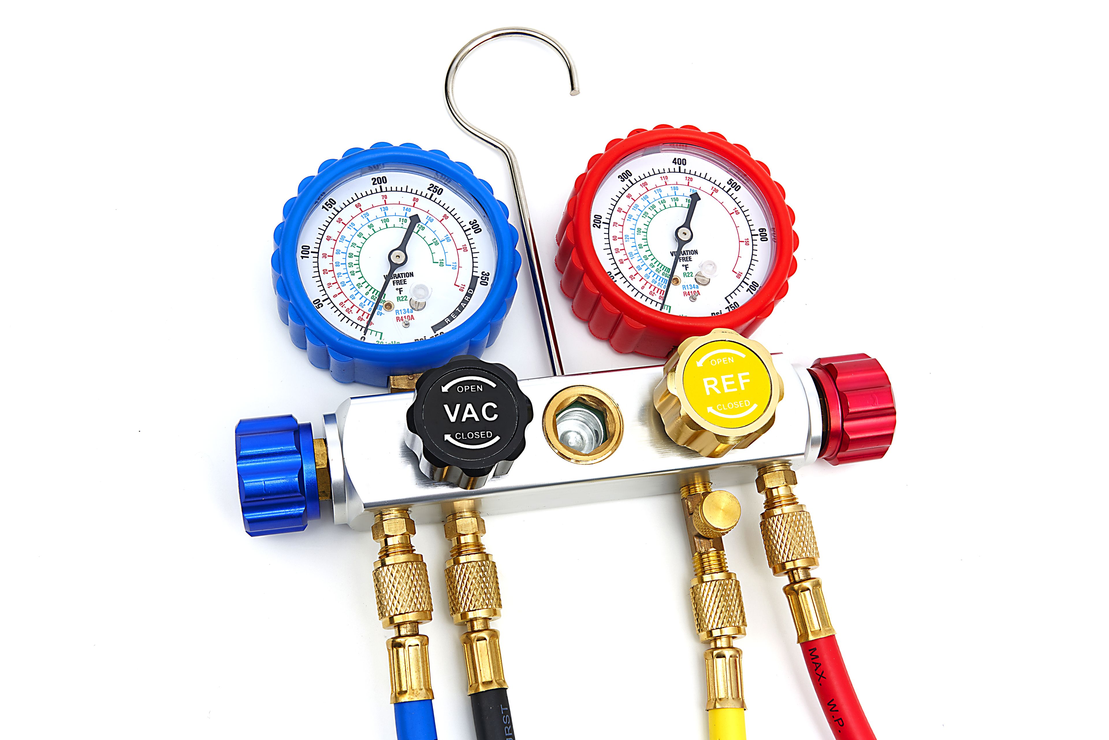 HBM Vacuümpomp 1 Traps met 2 Voudige Manometerset 85 Liter Per Minuut Image 8