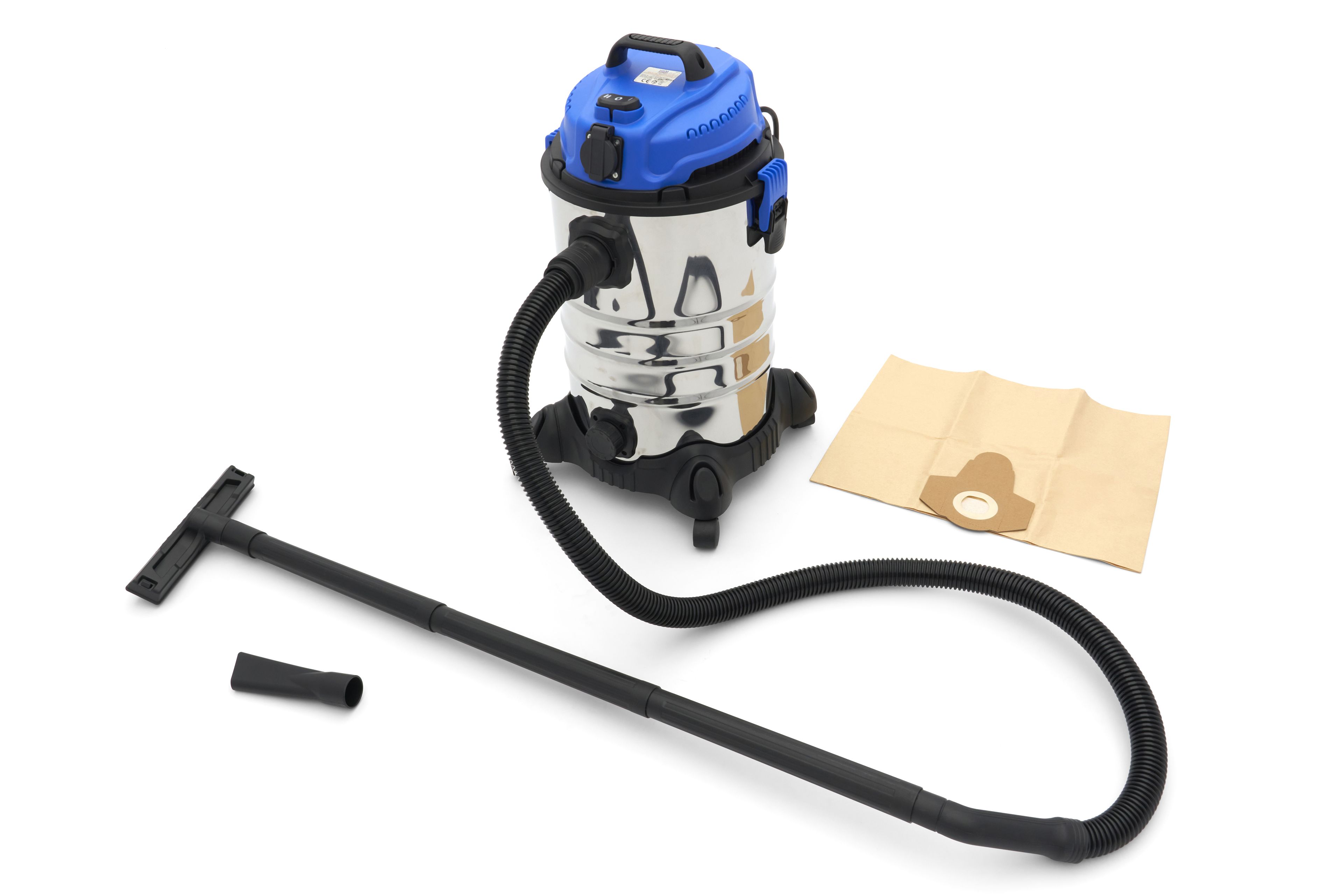 HBM 30 Liter RVS Nat en Droog Stofzuiger met Inschakelautomaat 1400 W Image 5