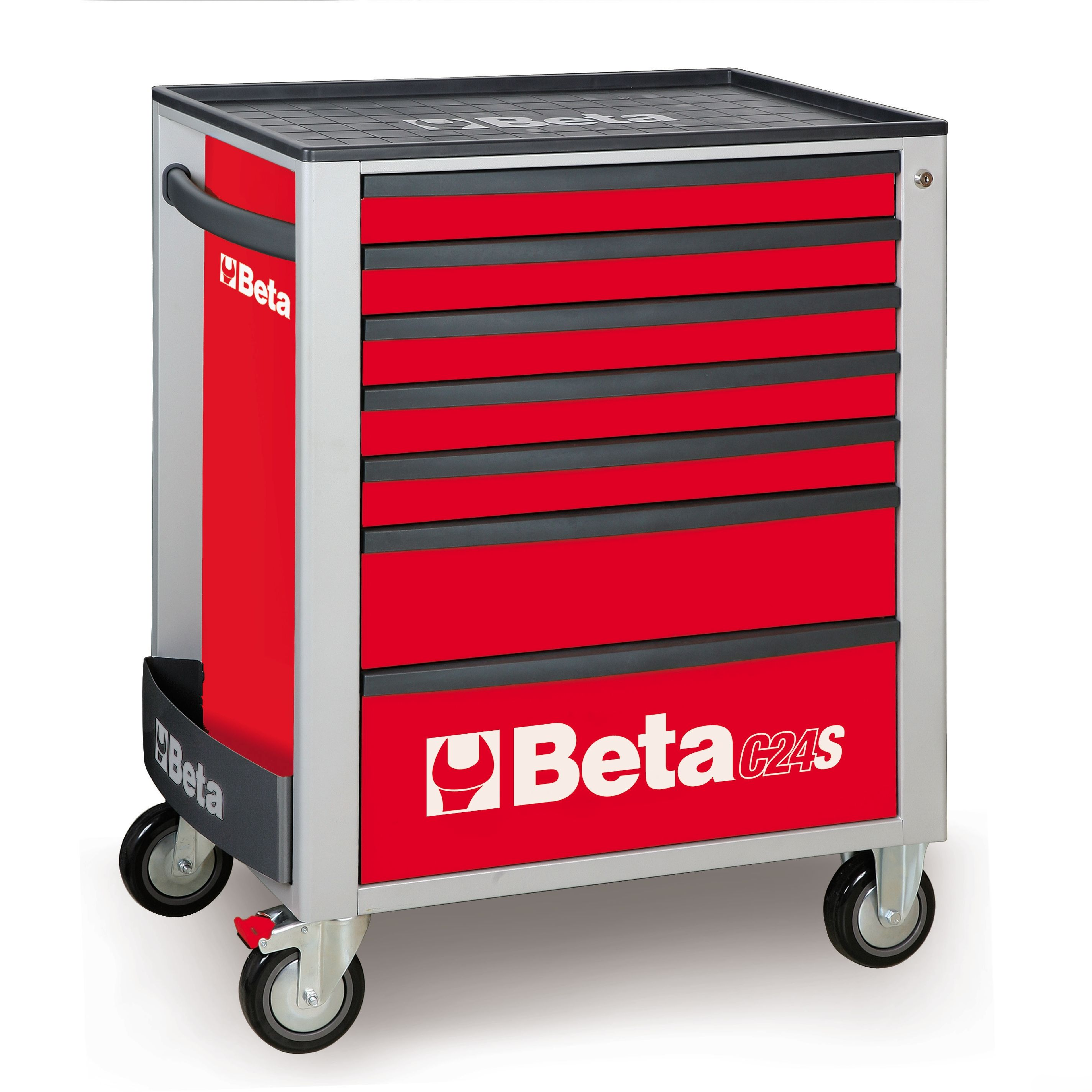 Beta gereedschapswagen 8 laden, 398-delig, R 2400S G8/E-L, rood
