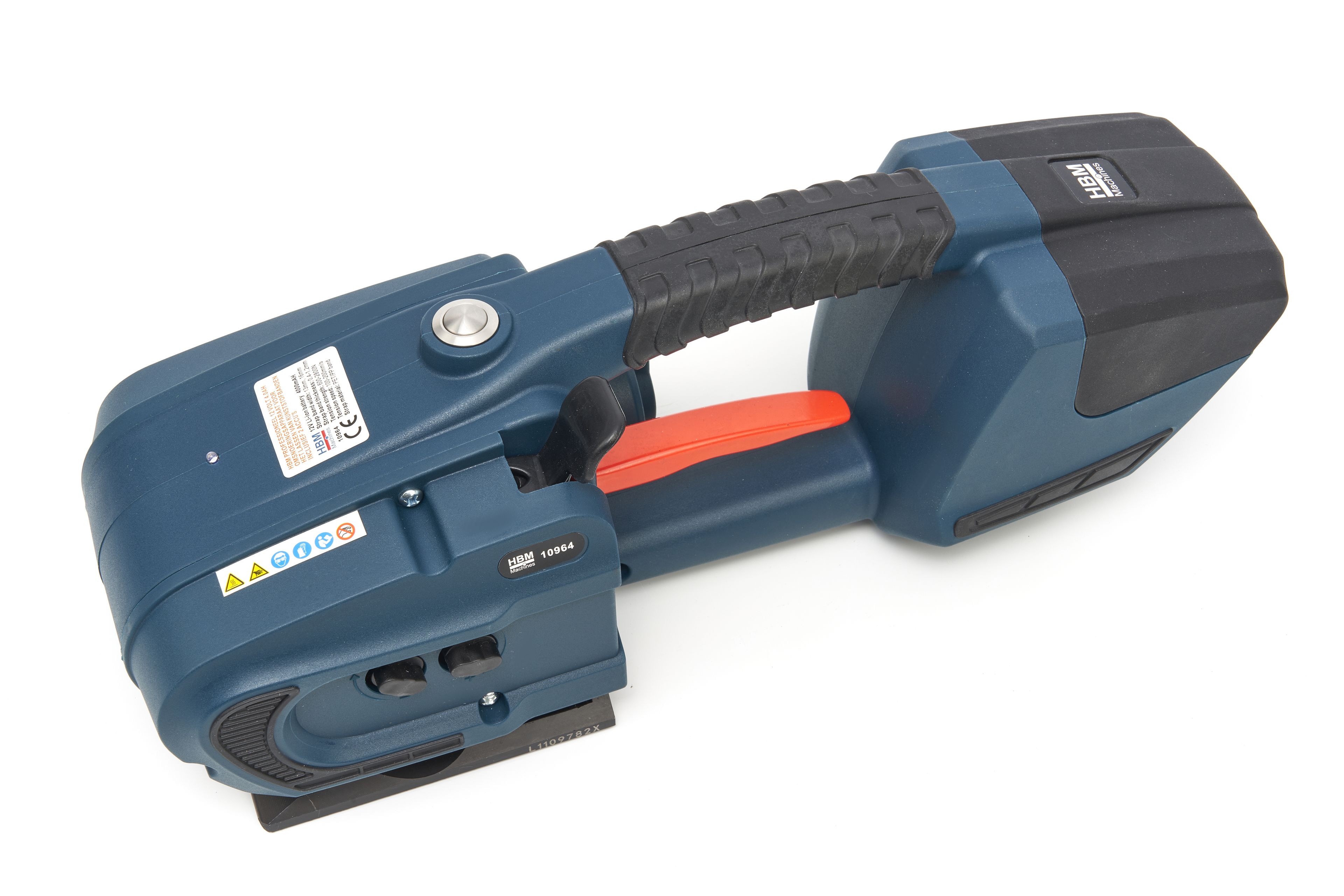 HBM Professioneel 12 Volt 4.0AH Omsnoeringsapparaat Voor Het Lassen Van Kunststofbanden Inclusief 2 Accu's Image 4