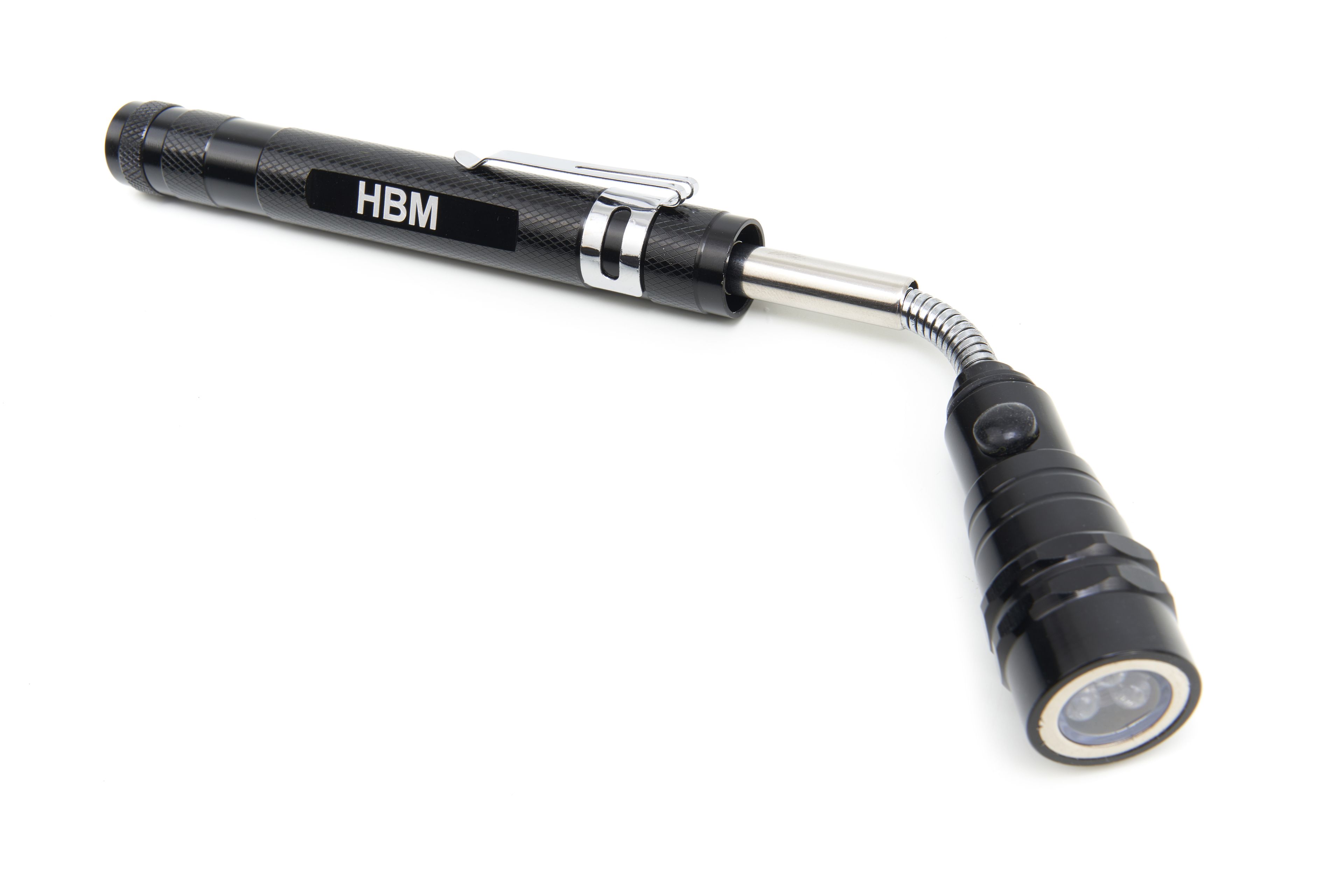 HBM Jeu d’outils magnétiques, 5 pièces, comprenant lampe LED, miroirs et aimants de récupération Image 4