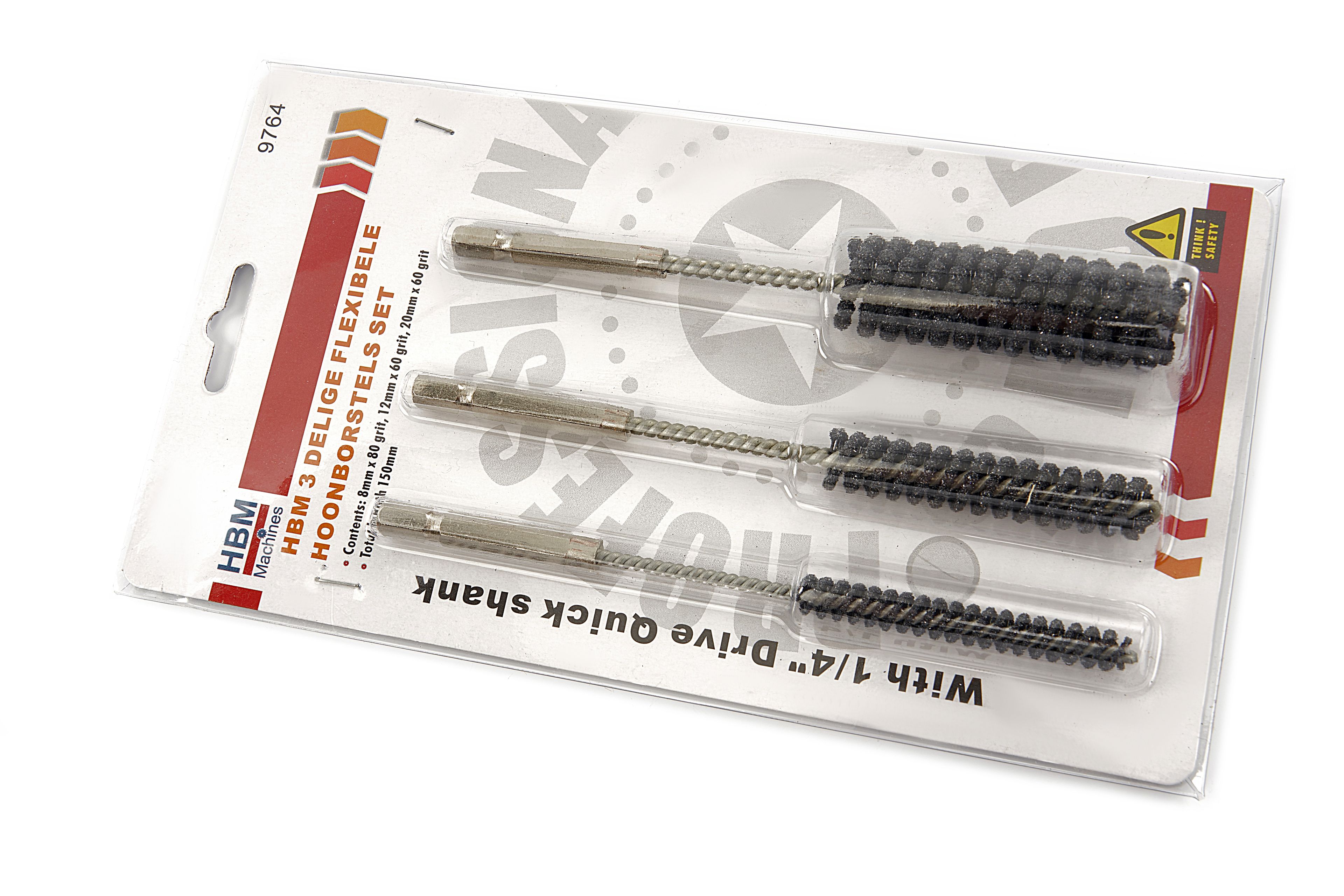 HBM 3 Delige Flexibele Hoonborstels Set Image 3