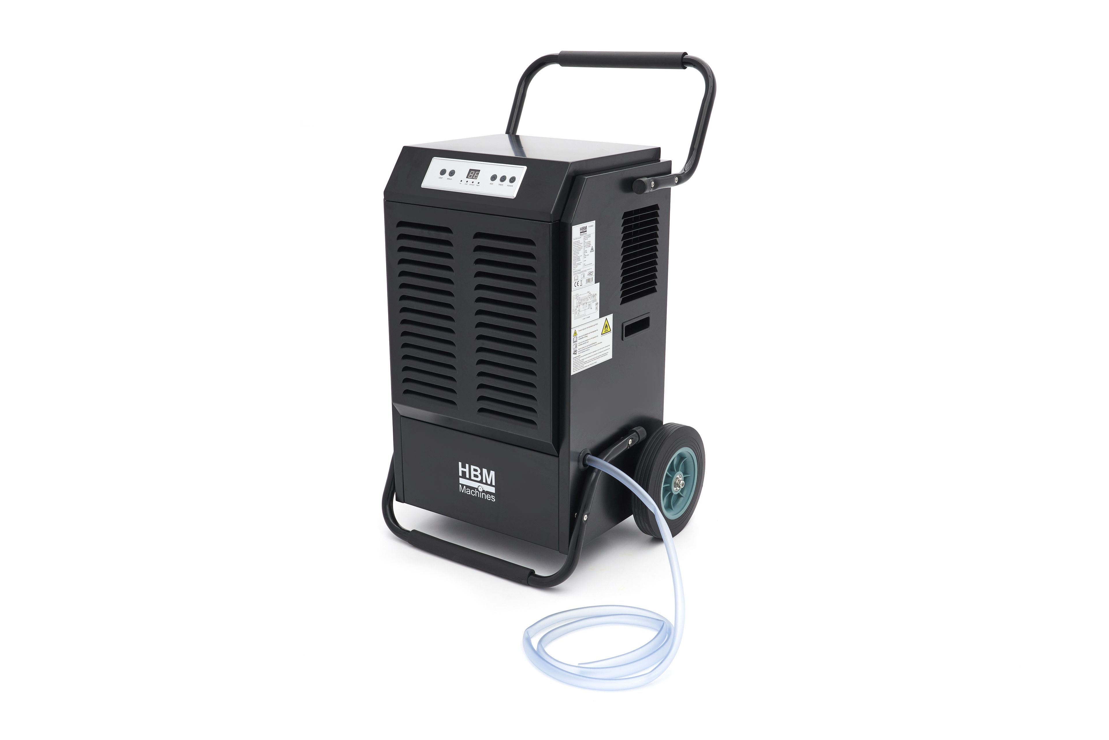 HBM deshumidificador de obra profesional, deshumidificador de aire, captador de humedad 90 litros, 1080 Watt Image 9