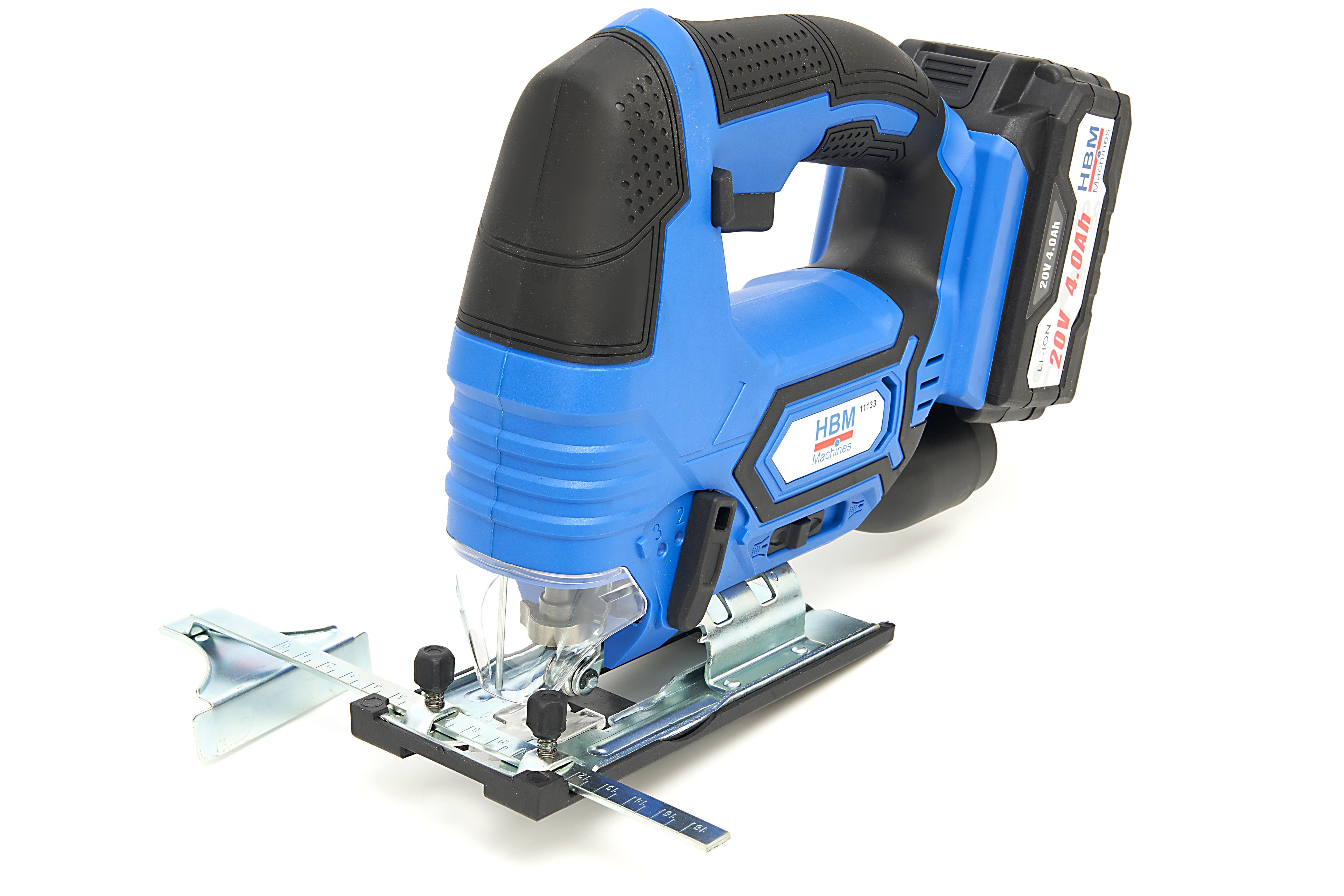 Scie sauteuse professionnelle HBM 20 Volt 4.0AH Accu avec 2 batteries Li-Ion Image 2