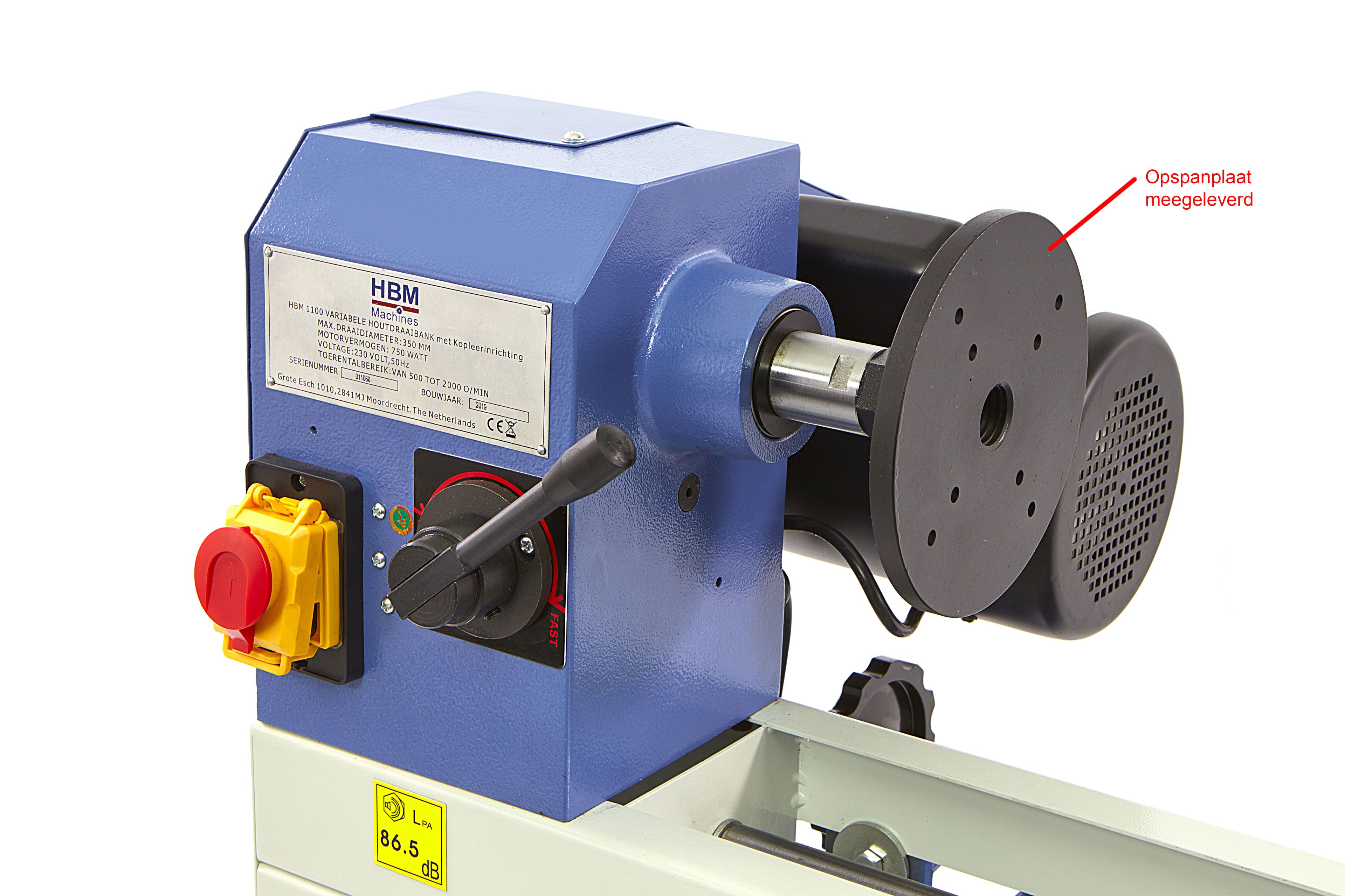 HBM 1100 Variabele Houtdraaibank met Kopieerinrichting Image 10