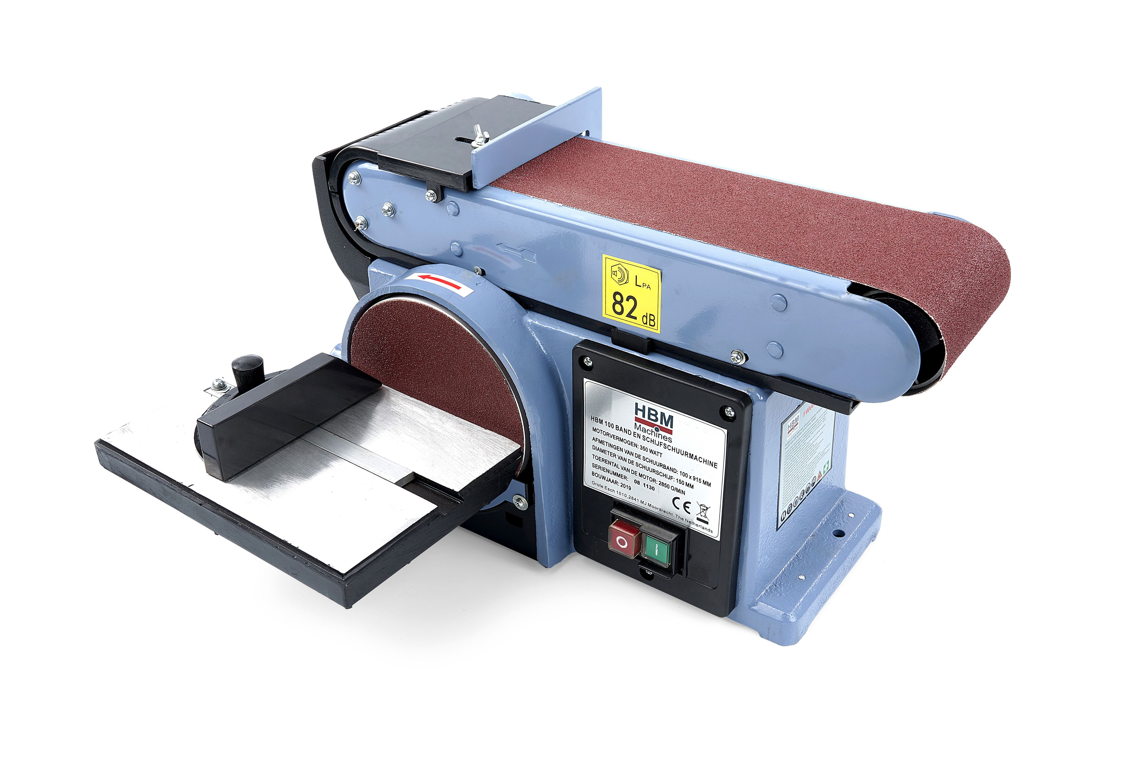 Ponceuse à bande et à disque HBM Image 7