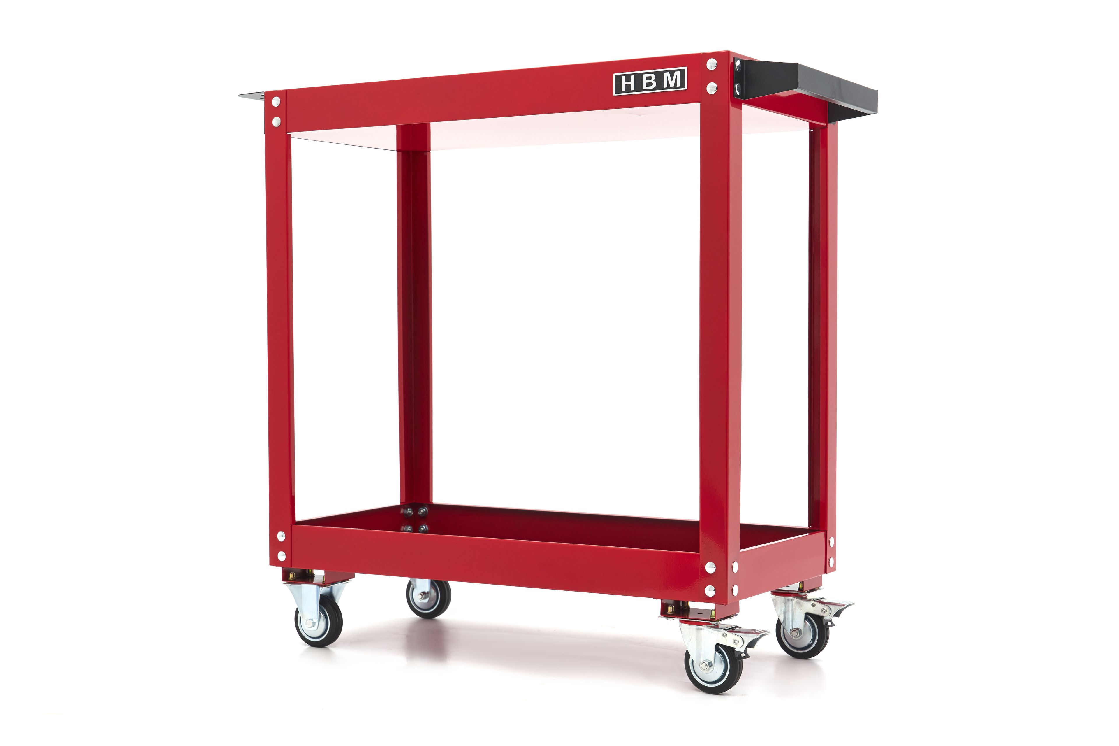 HBM  verrijdbare gereedschapswagen 2-laags, rood Image 2